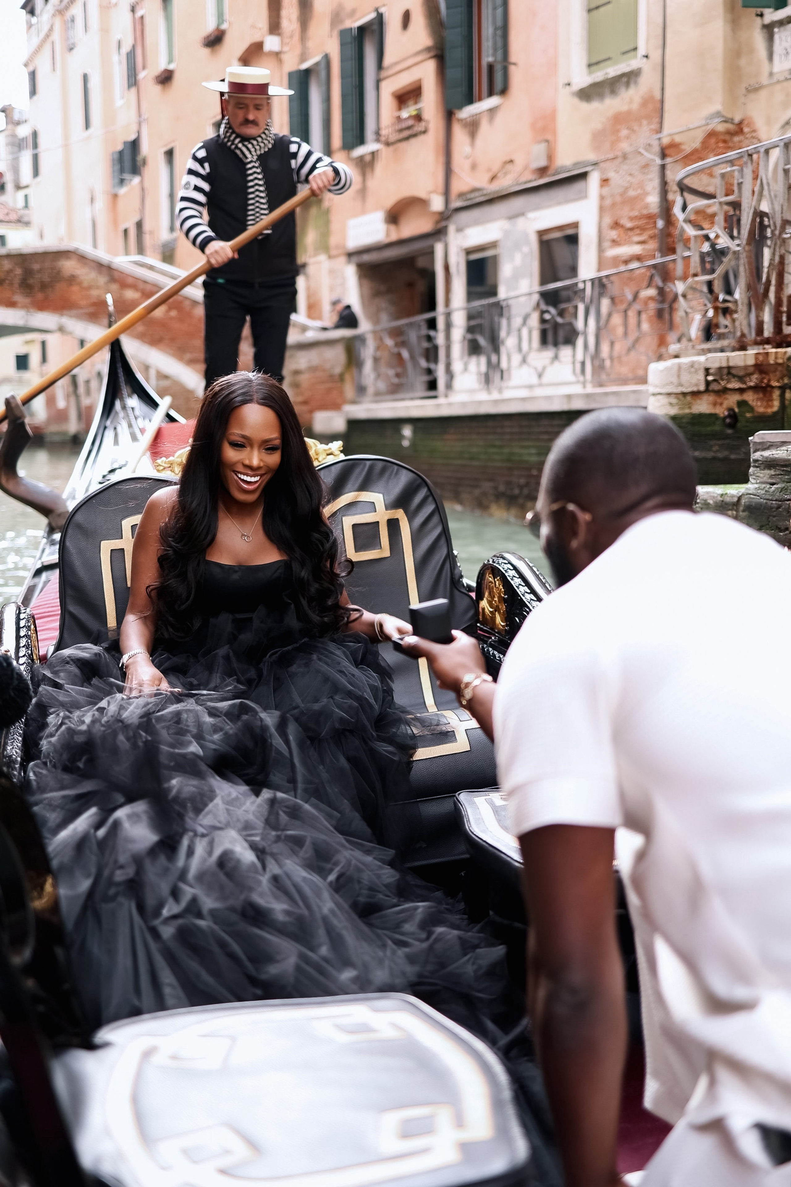 Engagement photo shoot in Venice