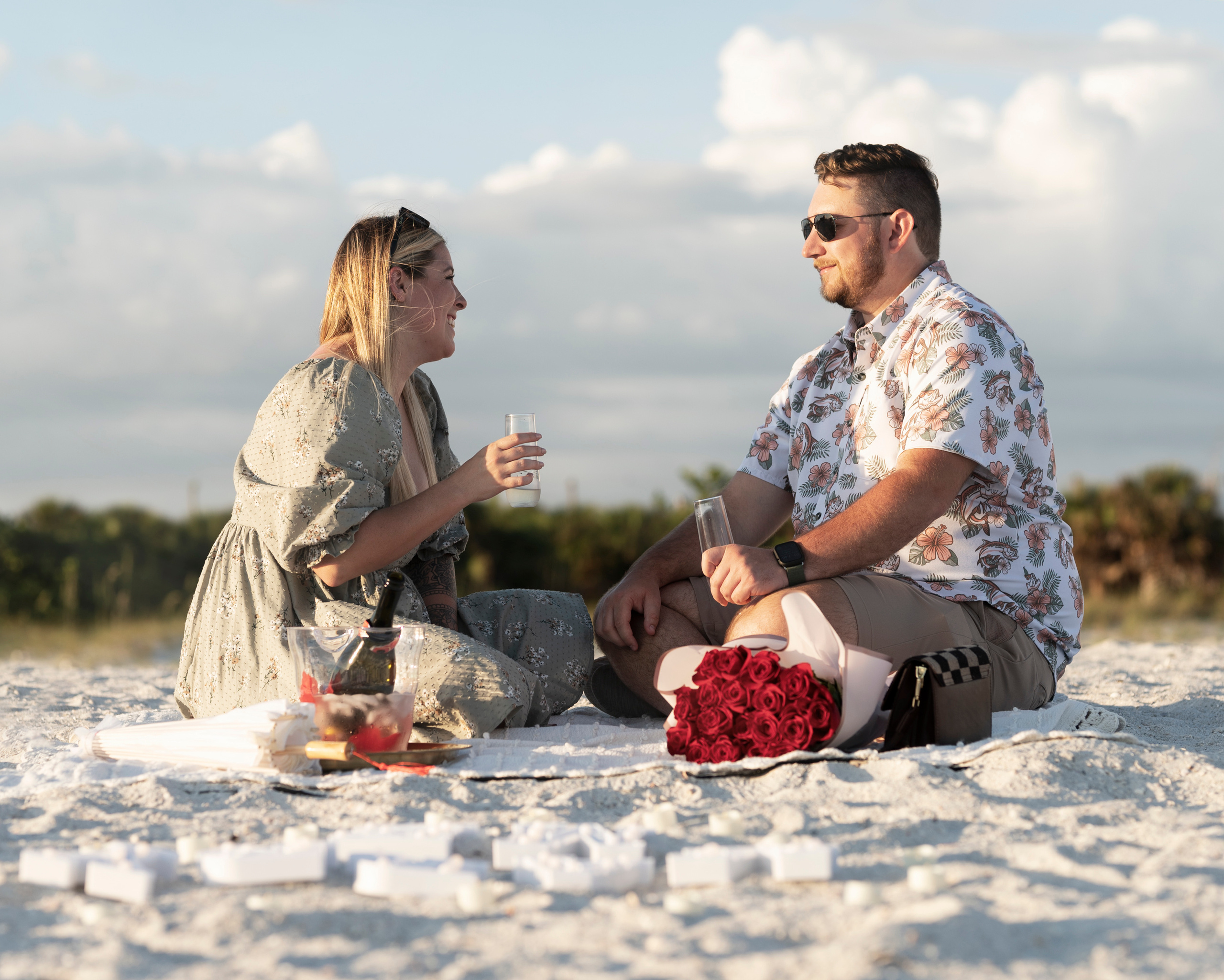 Secret Proposal. Portrait, kids and family photographer in Wesley Chapel Alina Alice Osipova