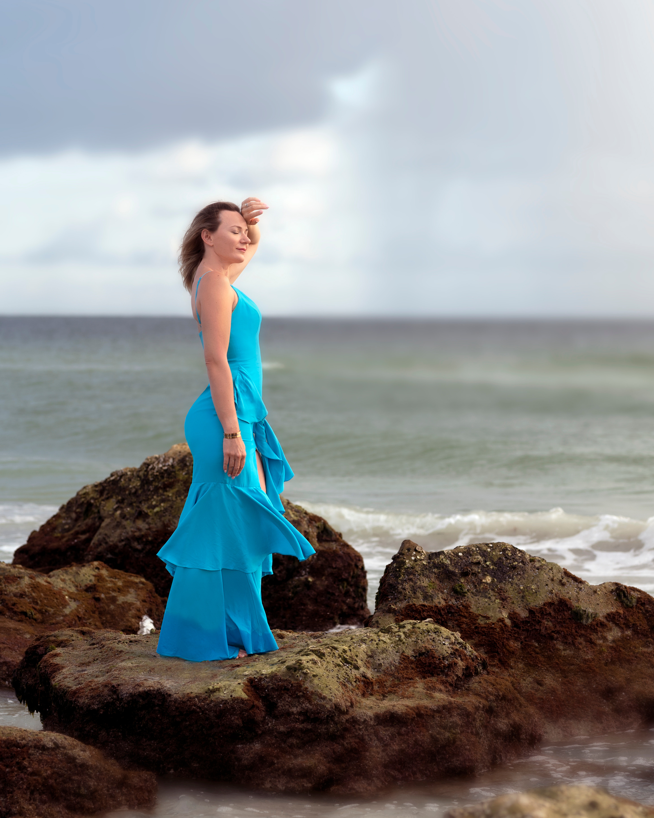 Ocean. Portrait, kids and family photographer in Wesley Chapel Alina Alice Osipova