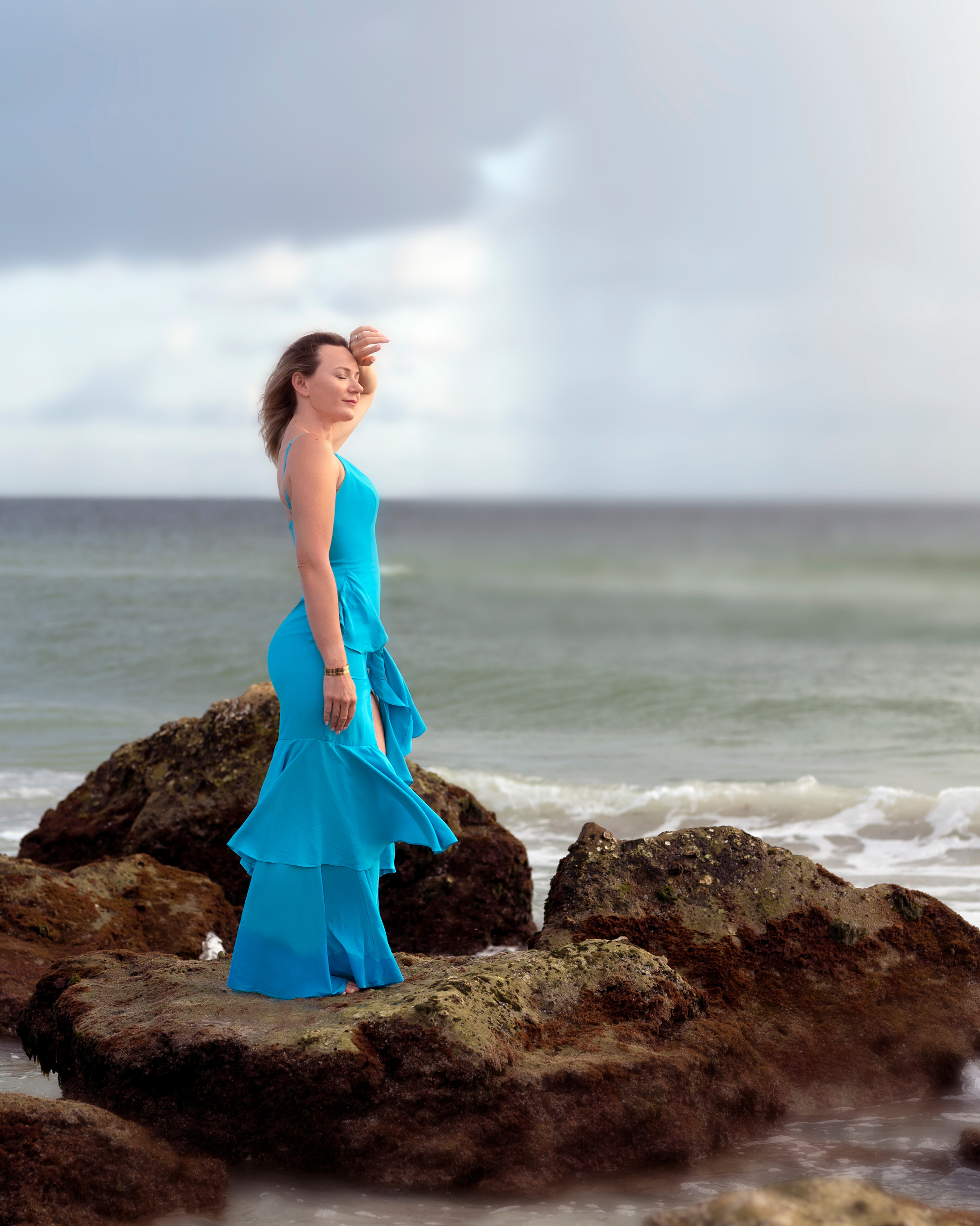 Ocean. Portrait, kids and family photographer in Wesley Chapel Alina Alice Osipova