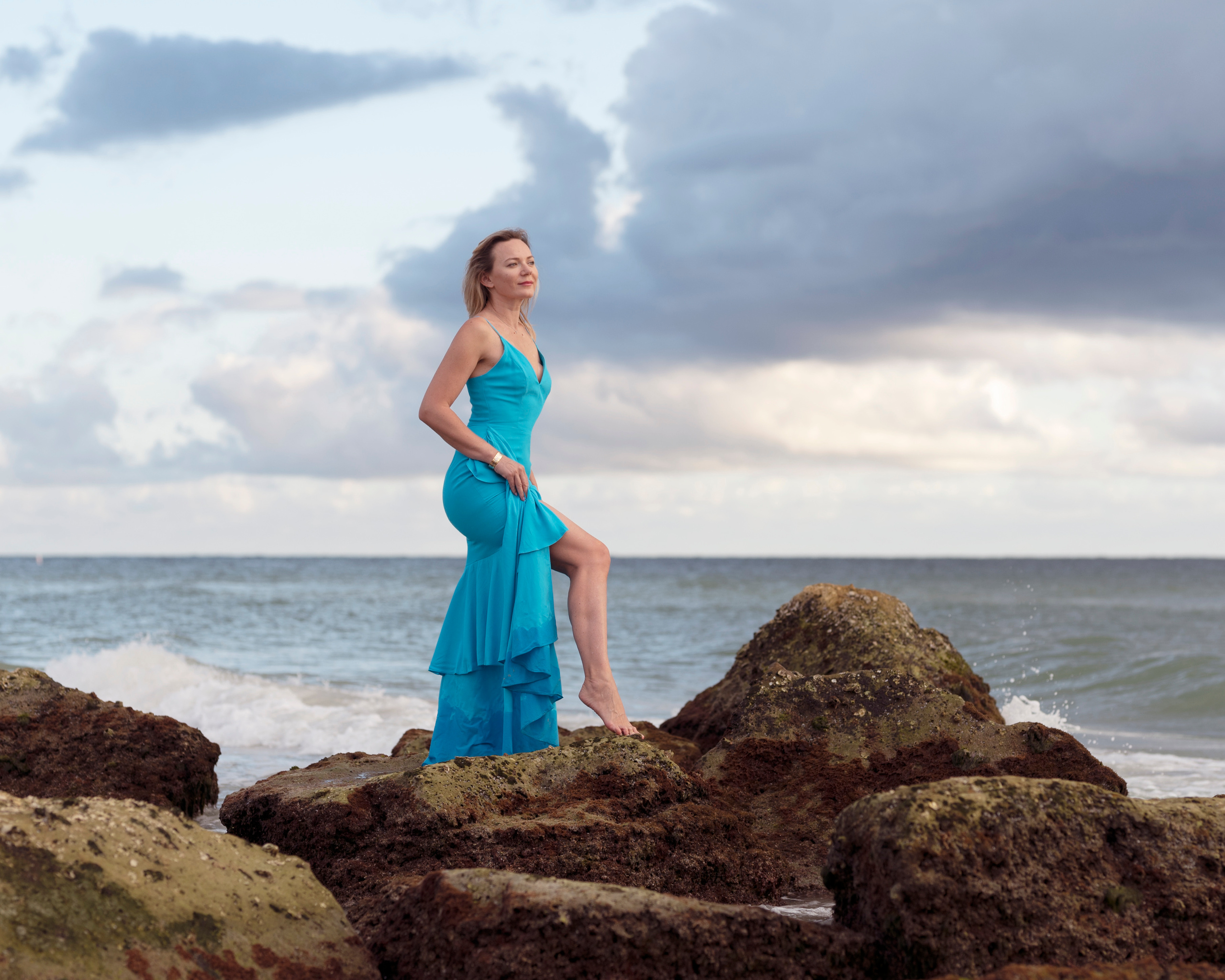 Ocean. Portrait, kids and family photographer in Wesley Chapel Alina Alice Osipova