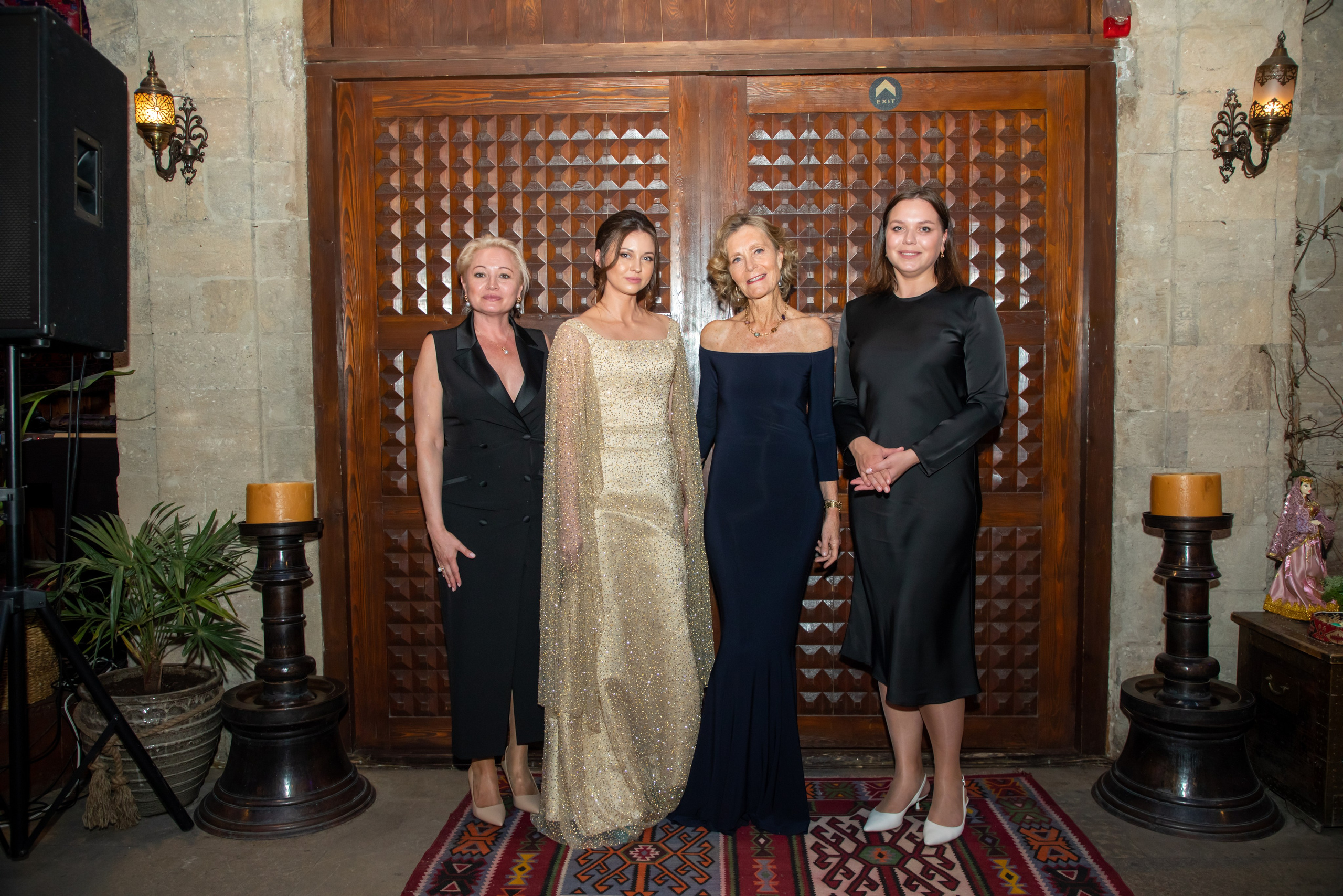 Gala-Dinner with the French Countess, the main etiquette expert Marie de Tilly. Baku Photographer