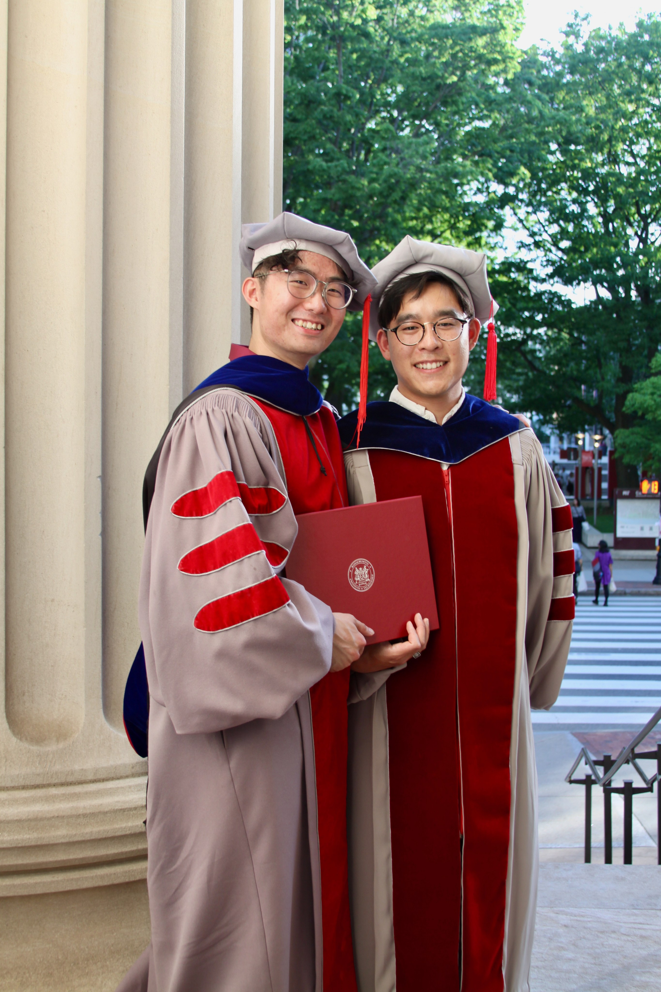 PhD graduation with Elton. Kelly Sang, graduation and portrait photographer in Boston