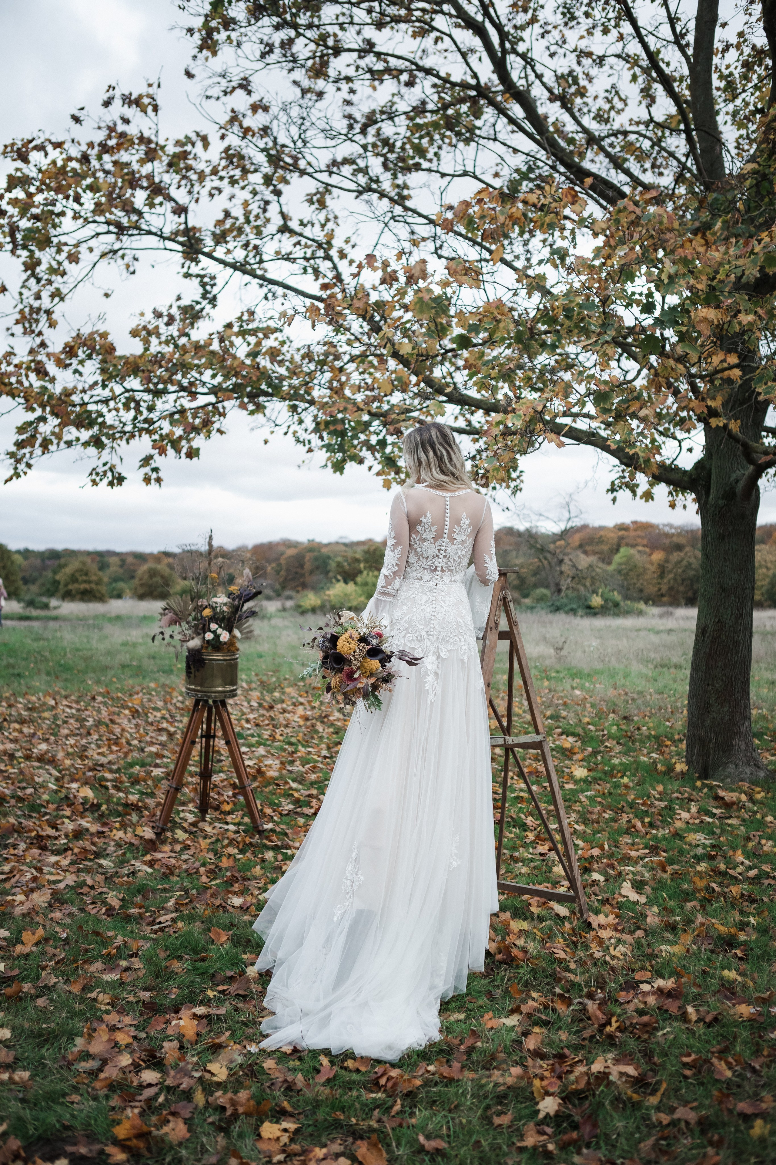 Осенняя свадьба на природе. Фотограф из Ганновера Анна Хорст