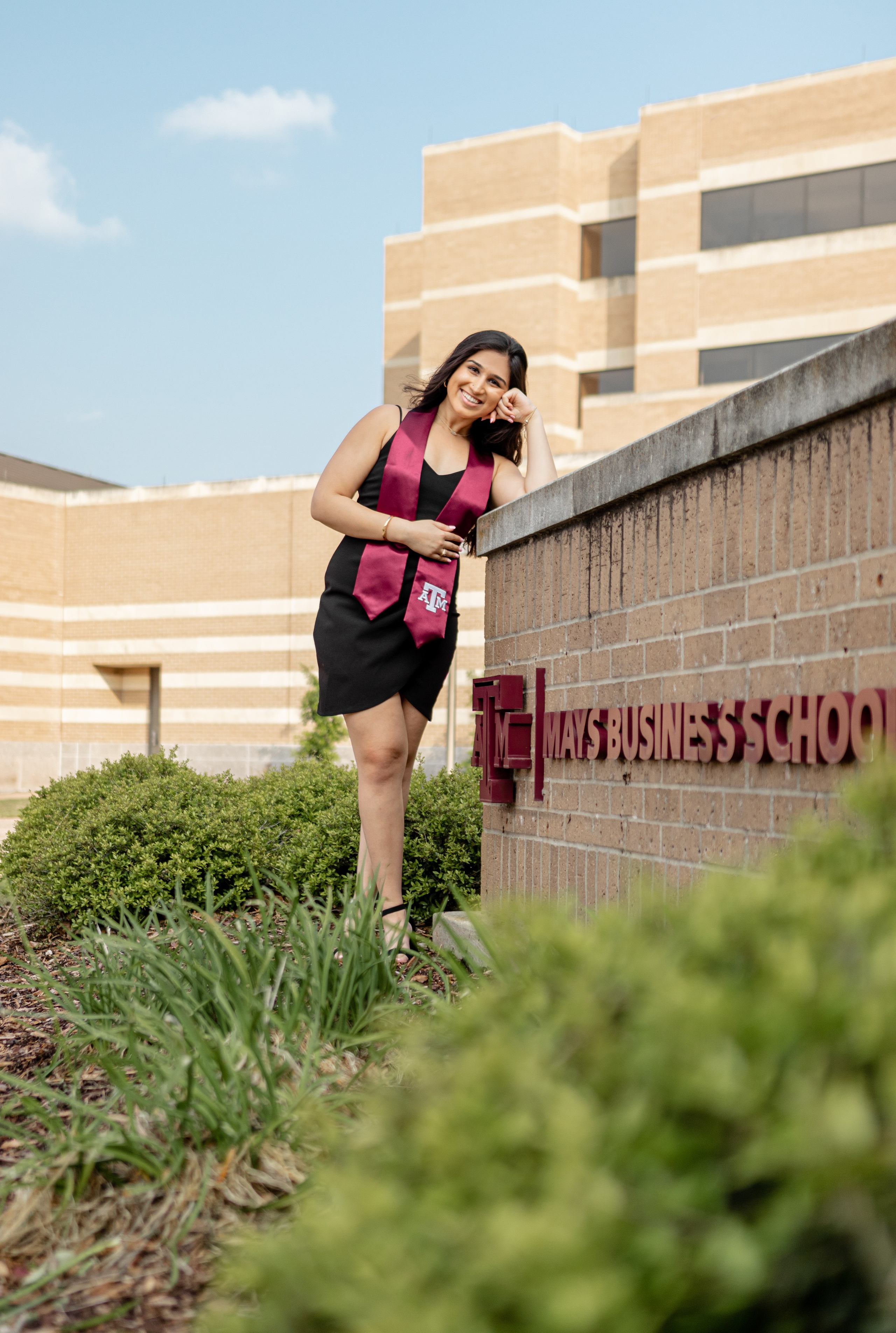 Arshia’s graduation photoshoot at Texas A&M University