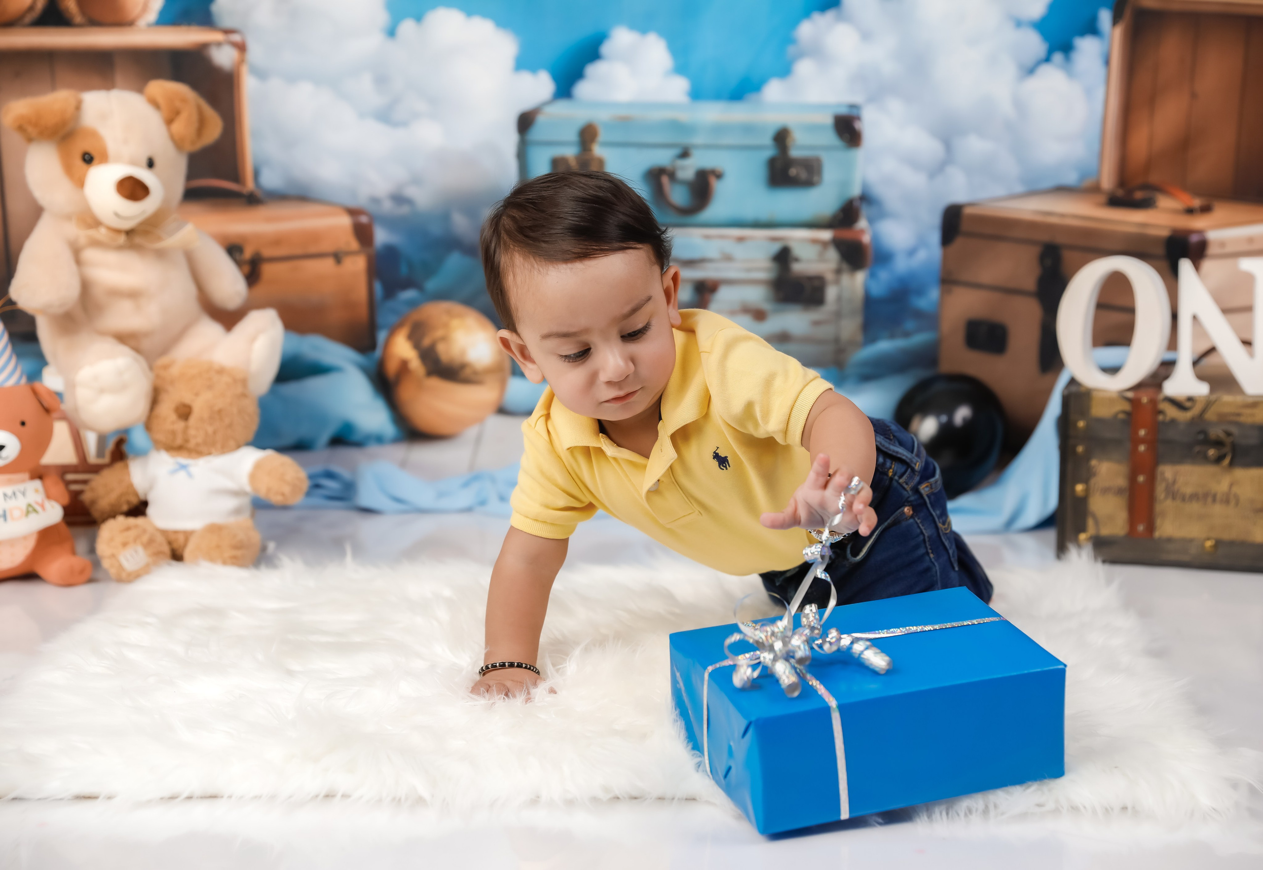 Baby Milestone & Cake Smash Photography | Little Elm, TX | AP Lens Photography