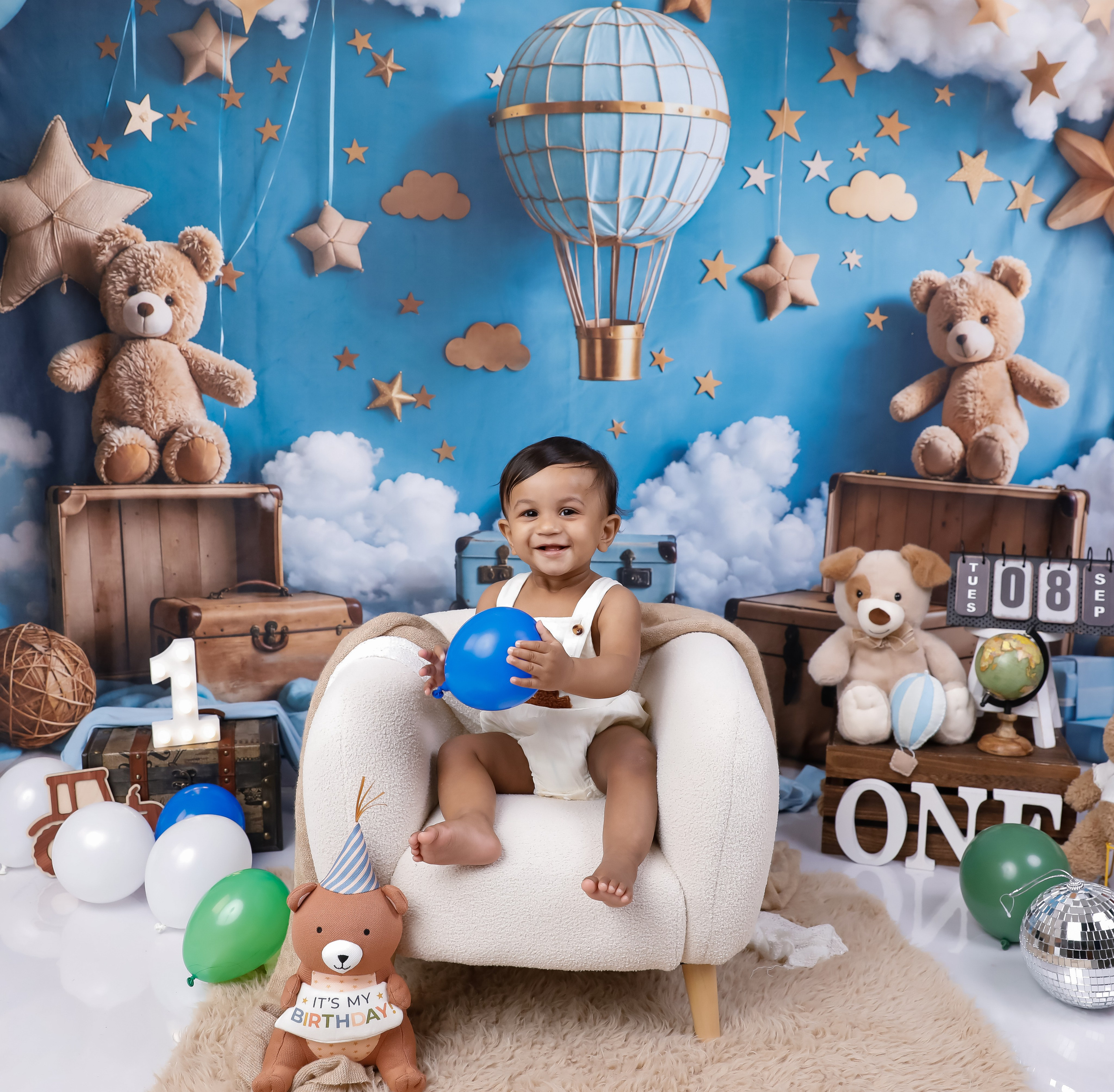 Baby Milestone & Cake Smash Photography | Little Elm, TX | AP Lens Photography