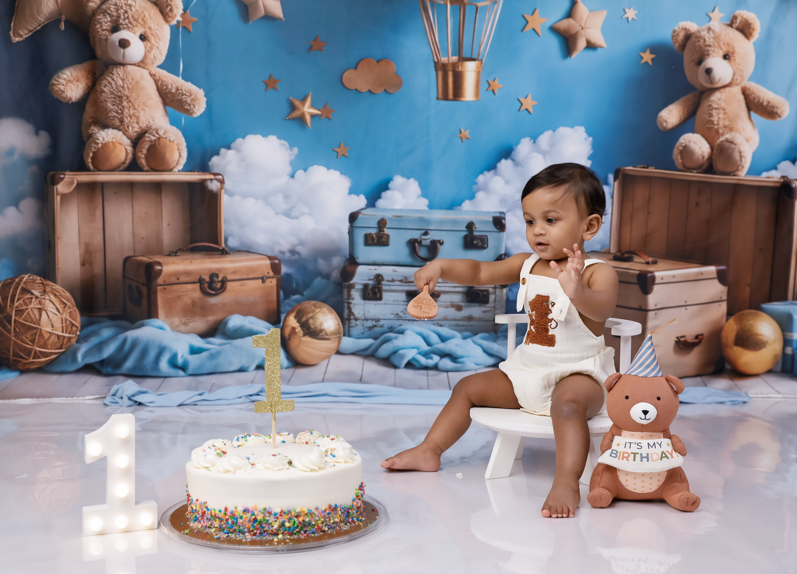 Baby Milestone & Cake Smash Photography | Little Elm, TX | AP Lens Photography