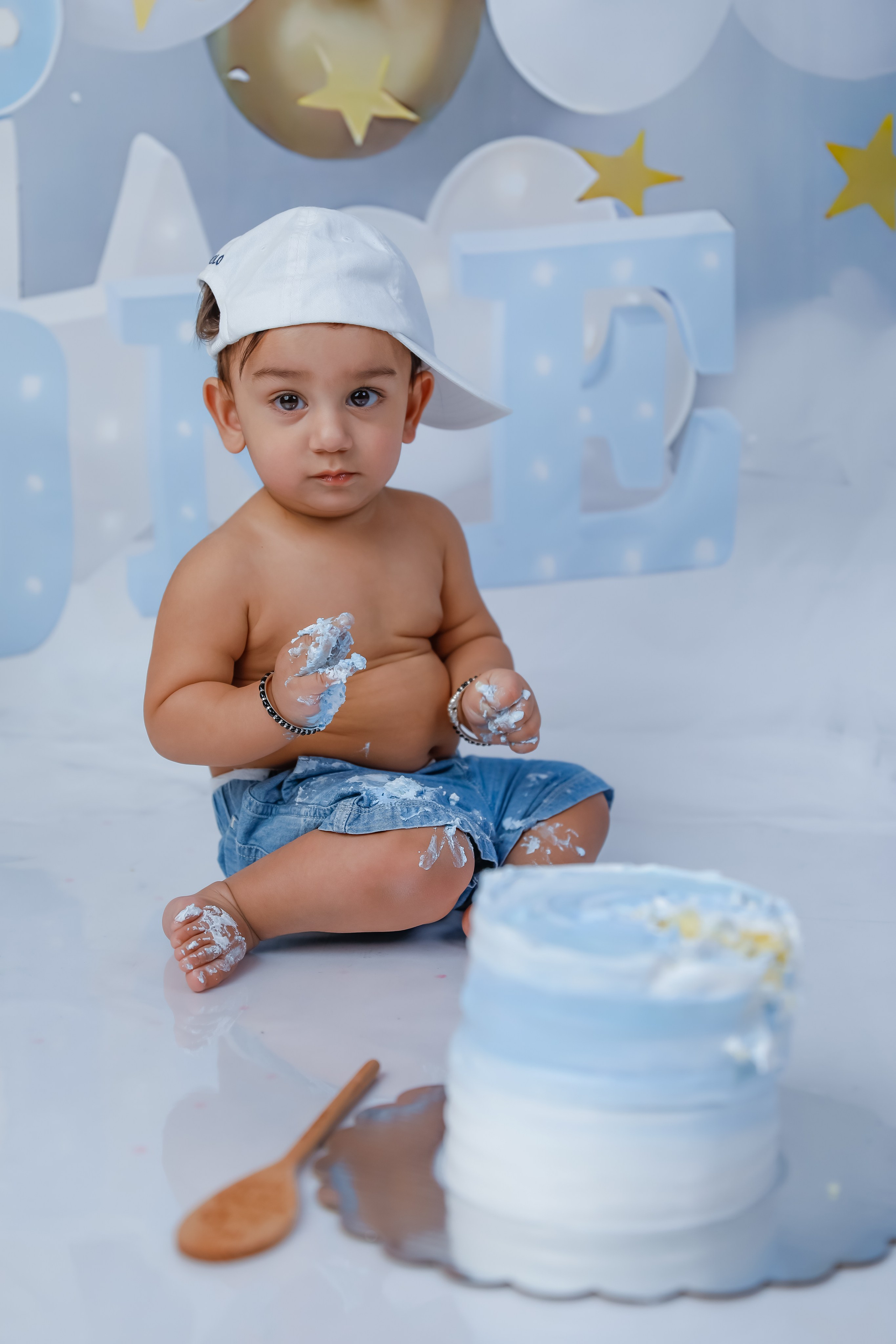 Baby Milestone & Cake Smash Photography | Little Elm, TX | AP Lens Photography