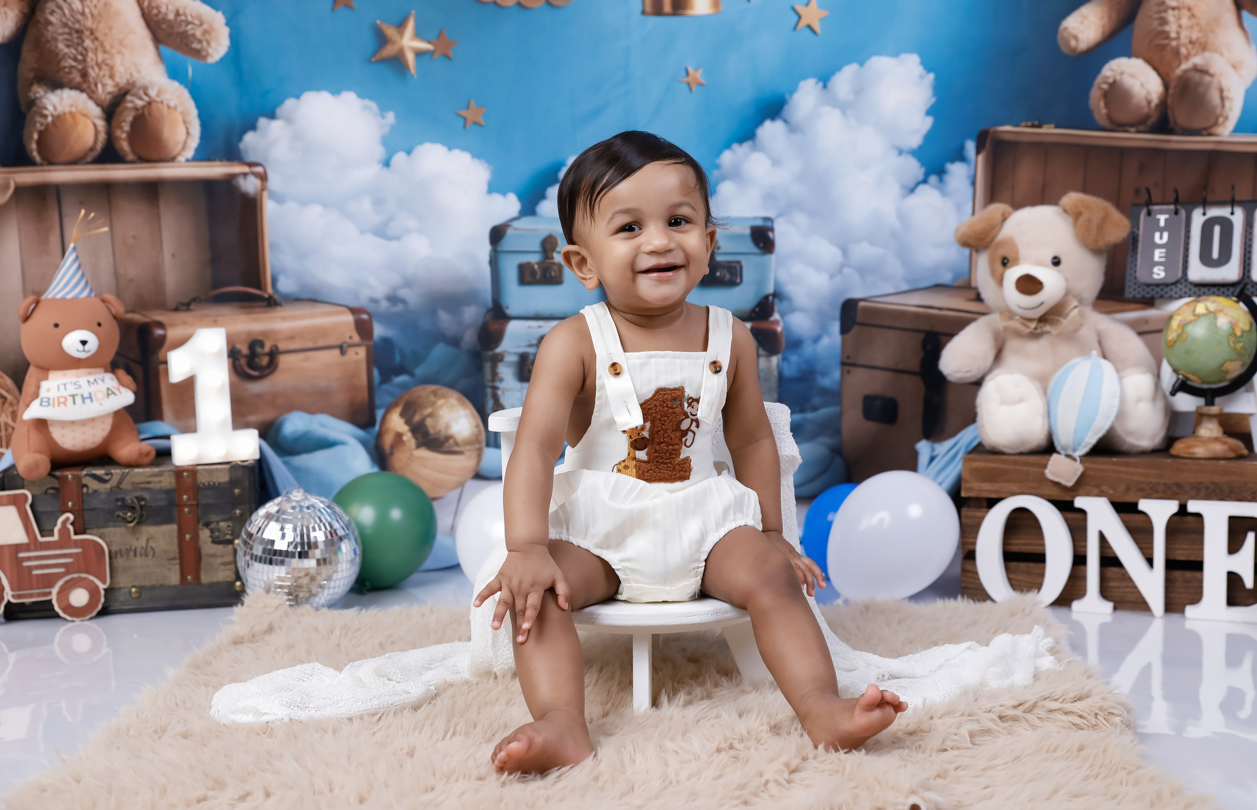 Baby Milestone & Cake Smash Photography | Little Elm, TX | AP Lens Photography