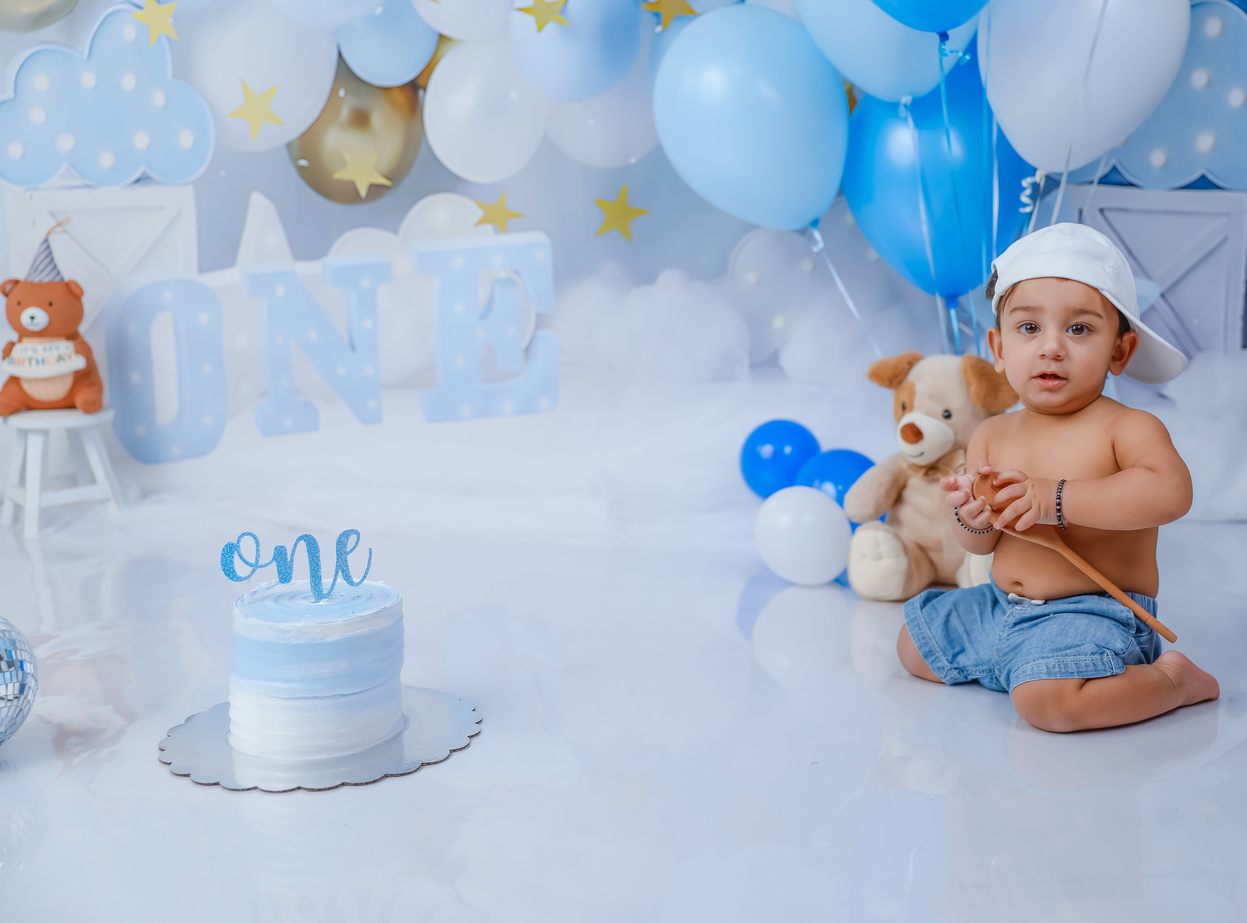 Baby Milestone & Cake Smash Photography | Little Elm, TX | AP Lens Photography