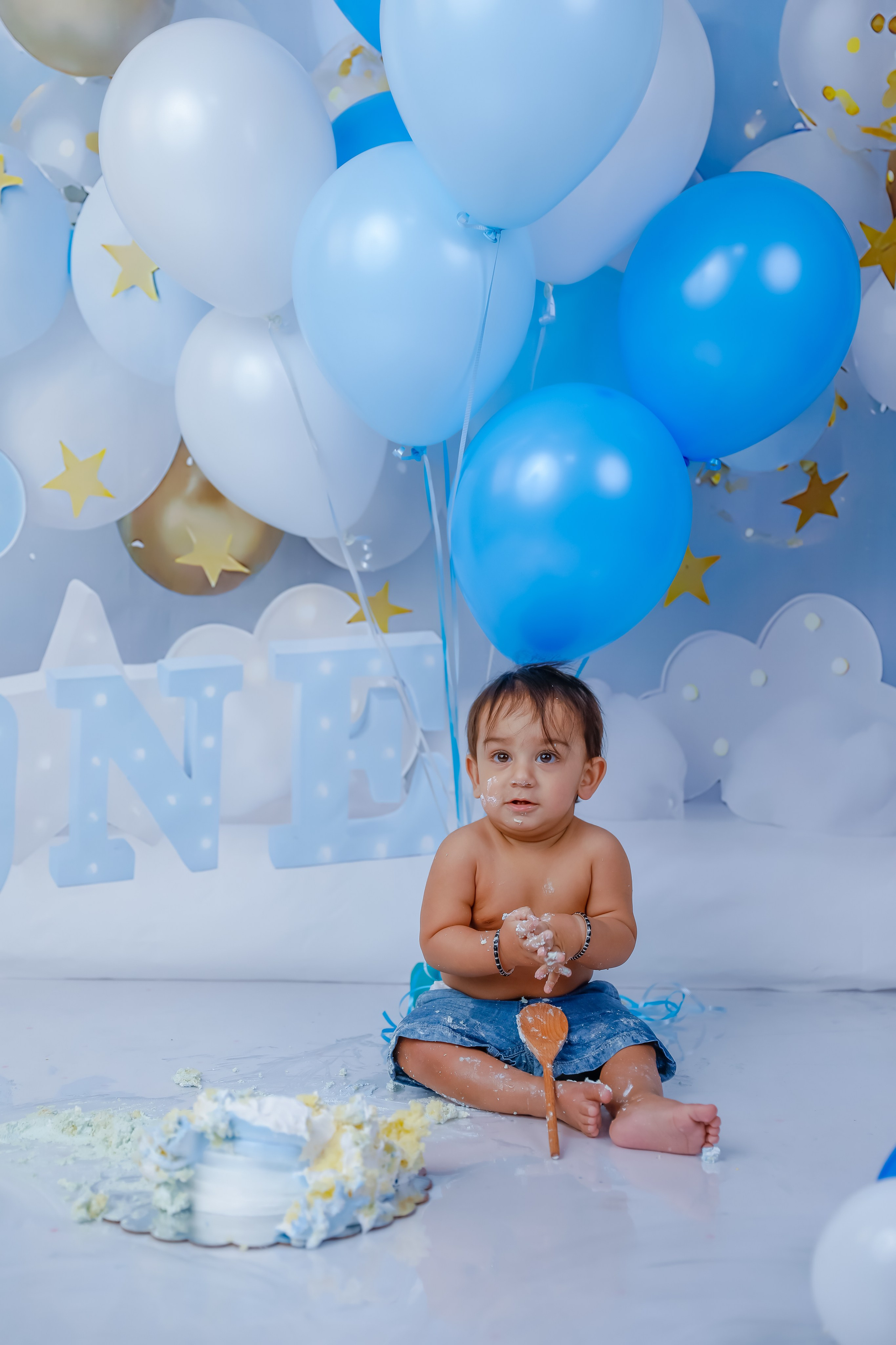 Baby Milestone & Cake Smash Photography | Little Elm, TX | AP Lens Photography
