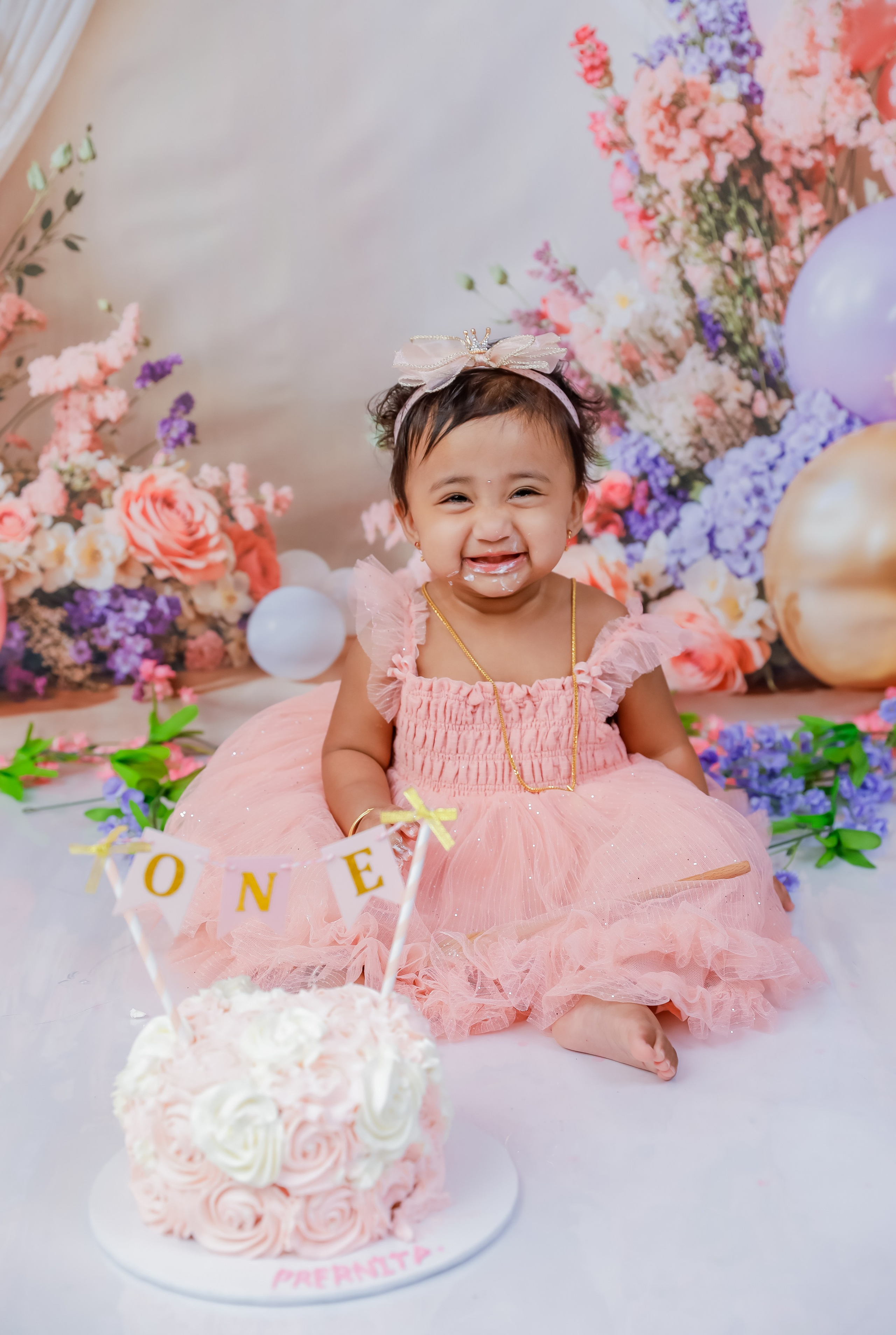 Baby Milestone & Cake Smash Photography | Little Elm, TX | AP Lens Photography