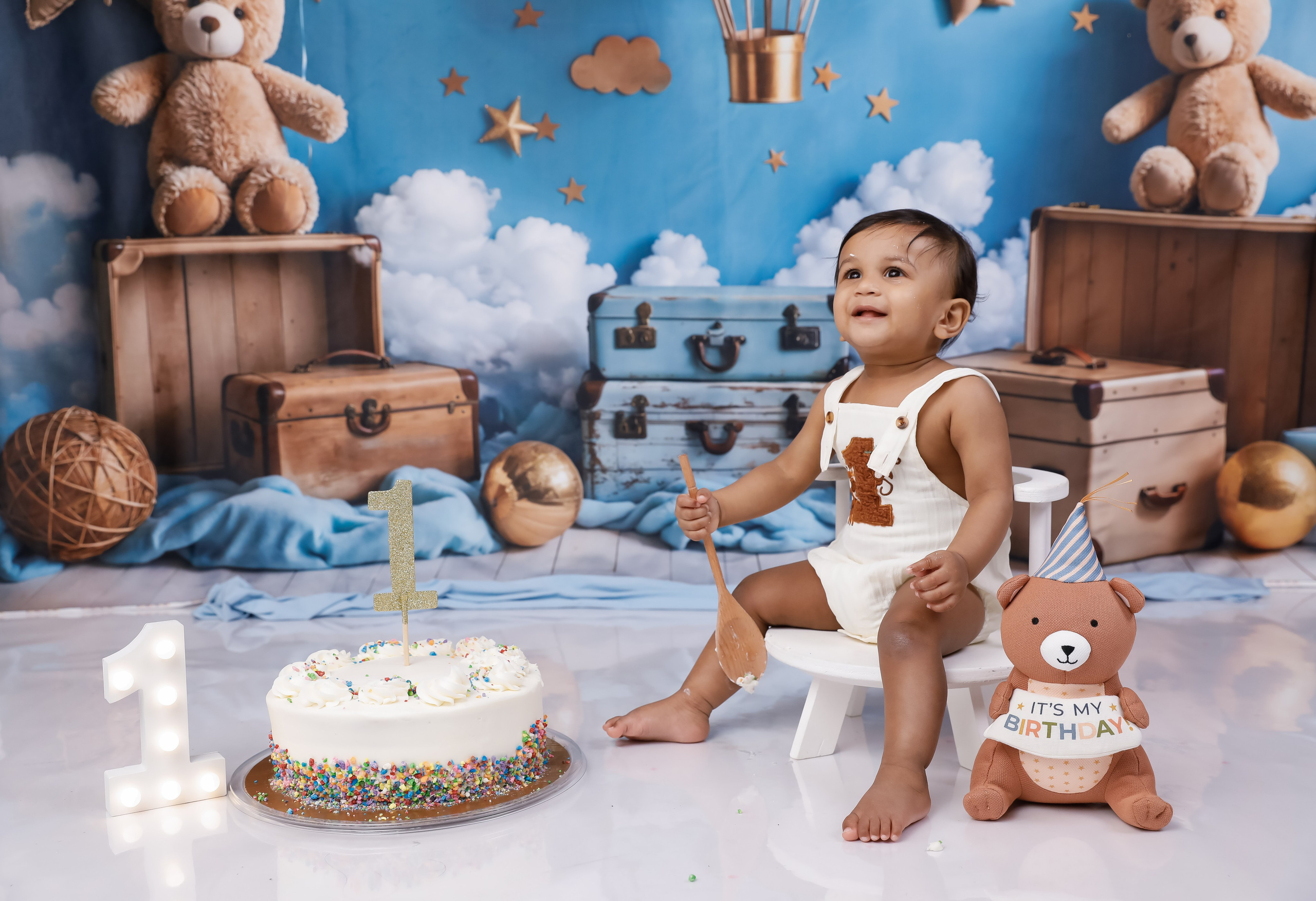 Baby Milestone & Cake Smash Photography | Little Elm, TX | AP Lens Photography
