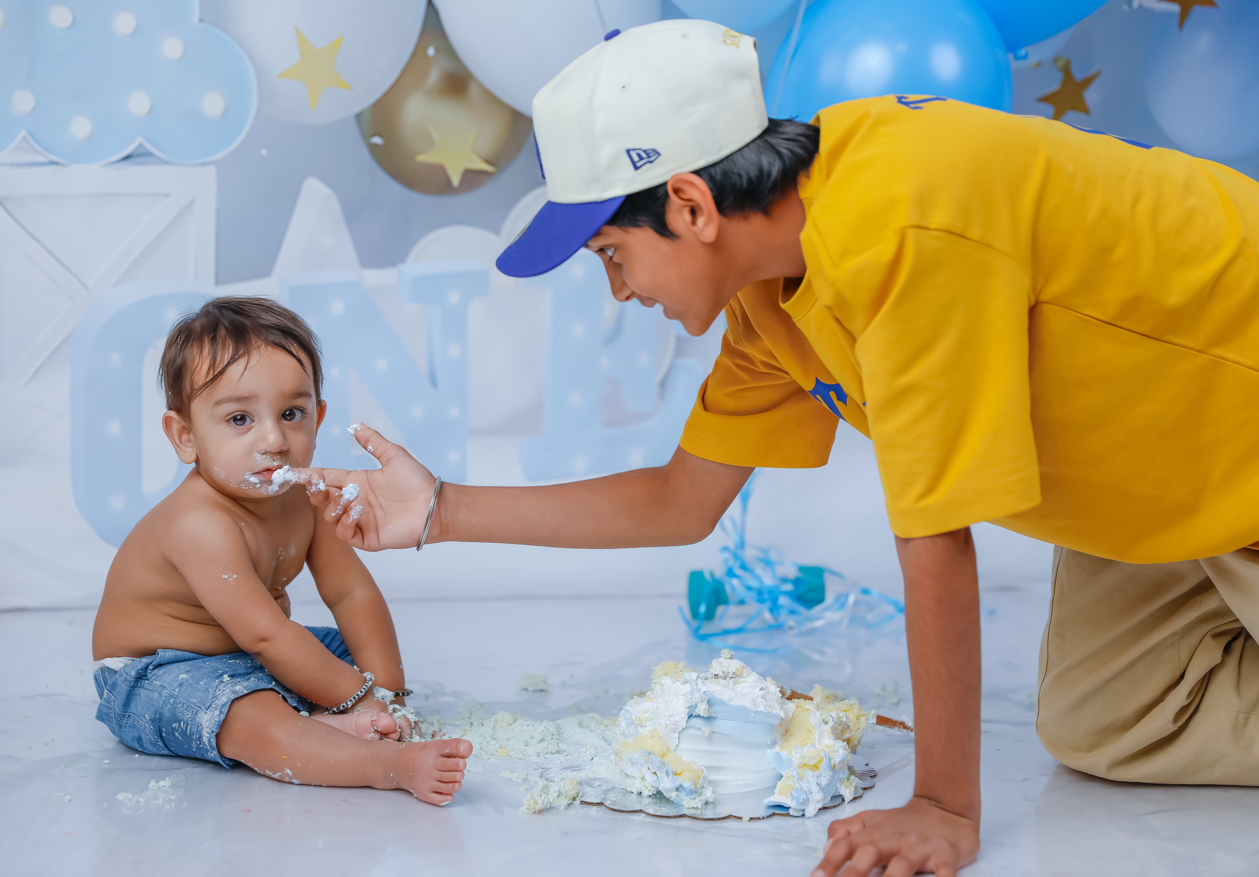 Baby Milestone & Cake Smash Photography | Little Elm, TX | AP Lens Photography