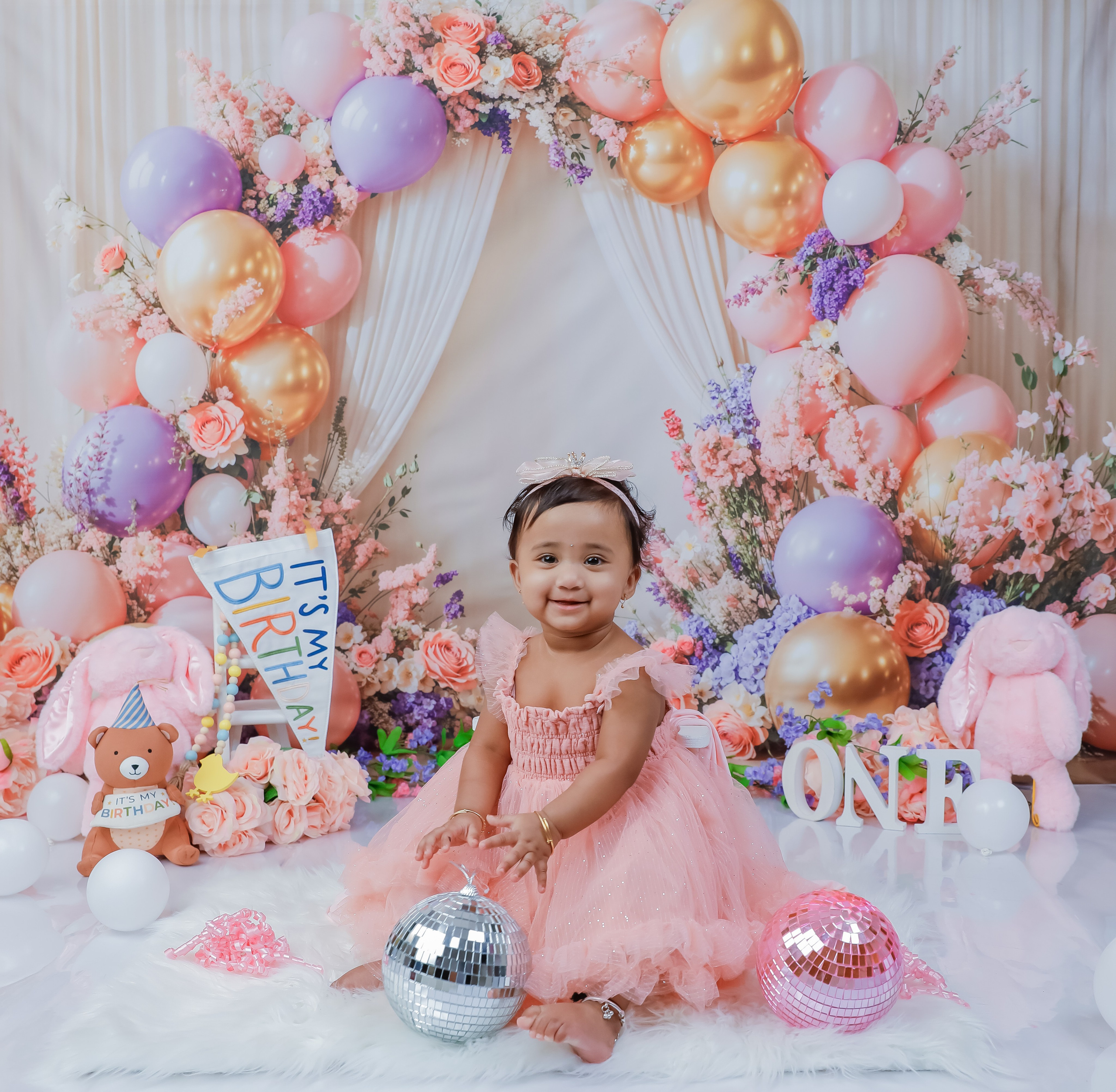 Baby Milestone & Cake Smash Photography | Little Elm, TX | AP Lens Photography