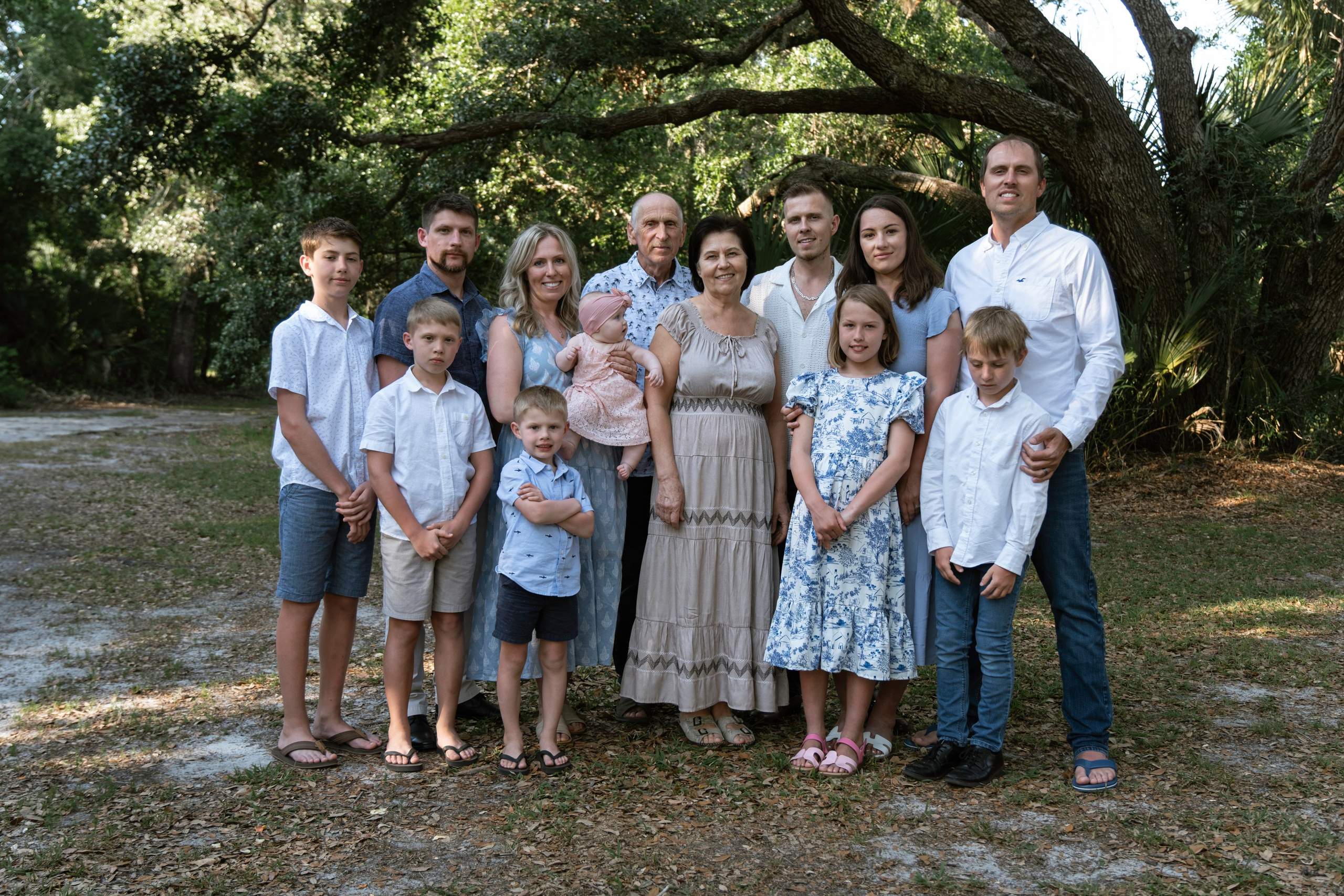 Anastasia and family. Photographer Vladmir Gladkov
