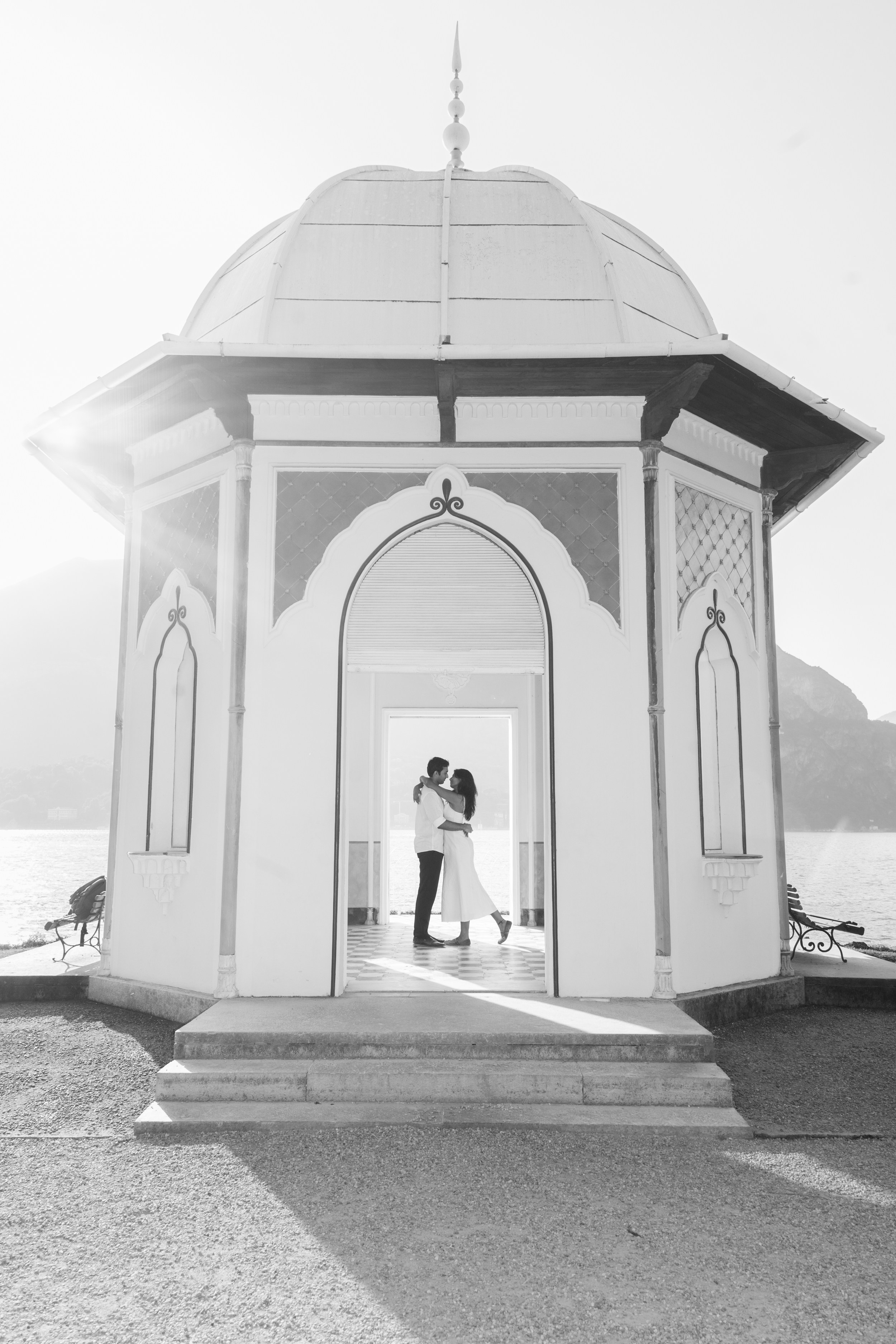 Secret Proposal at Villa Melzi, Lake Como. Lake Como Proposal Photographer | Surprise Proposals & Engagements