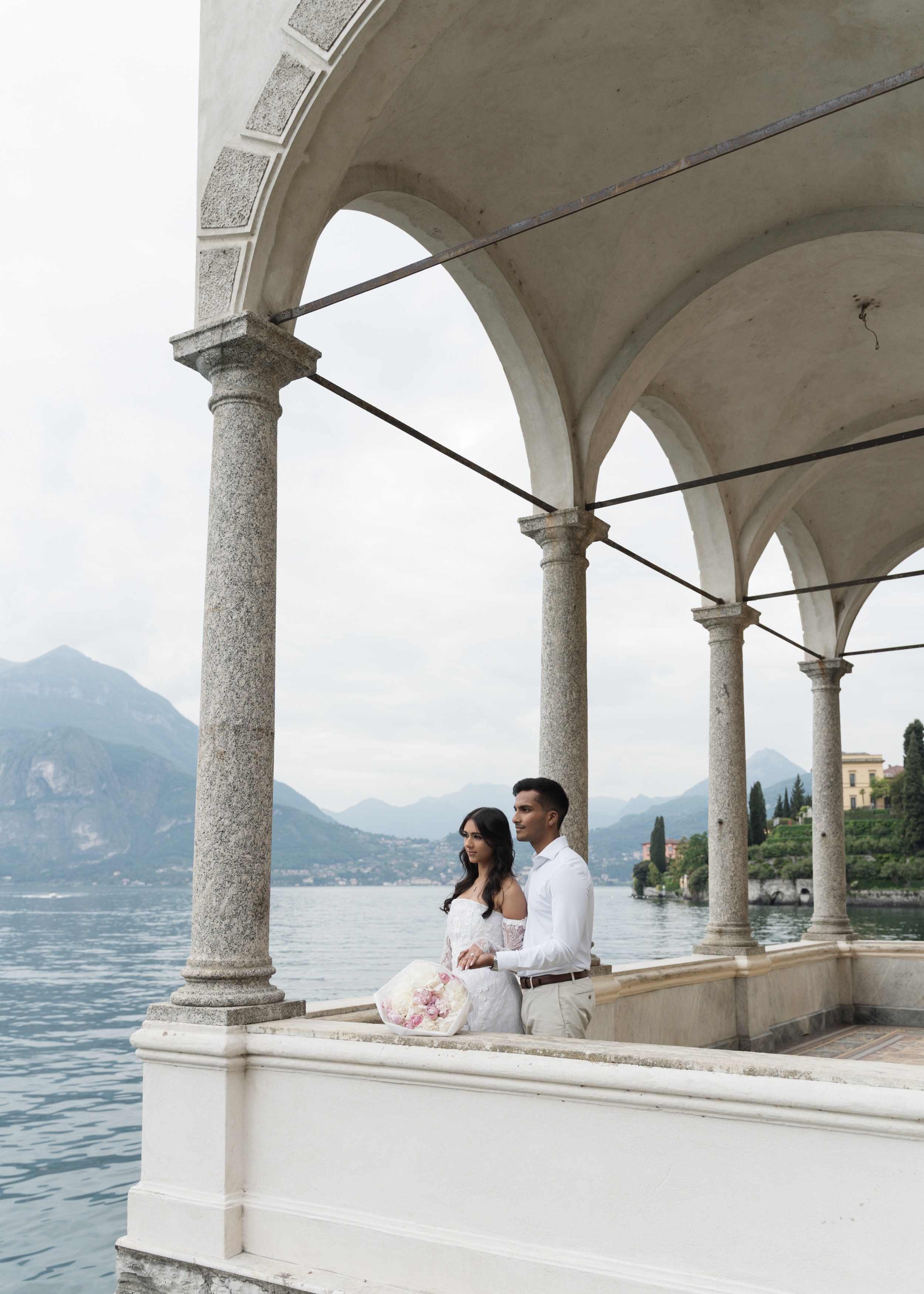 Villa Monastero Secret Proposal. Proposal Photographer in Lake Como