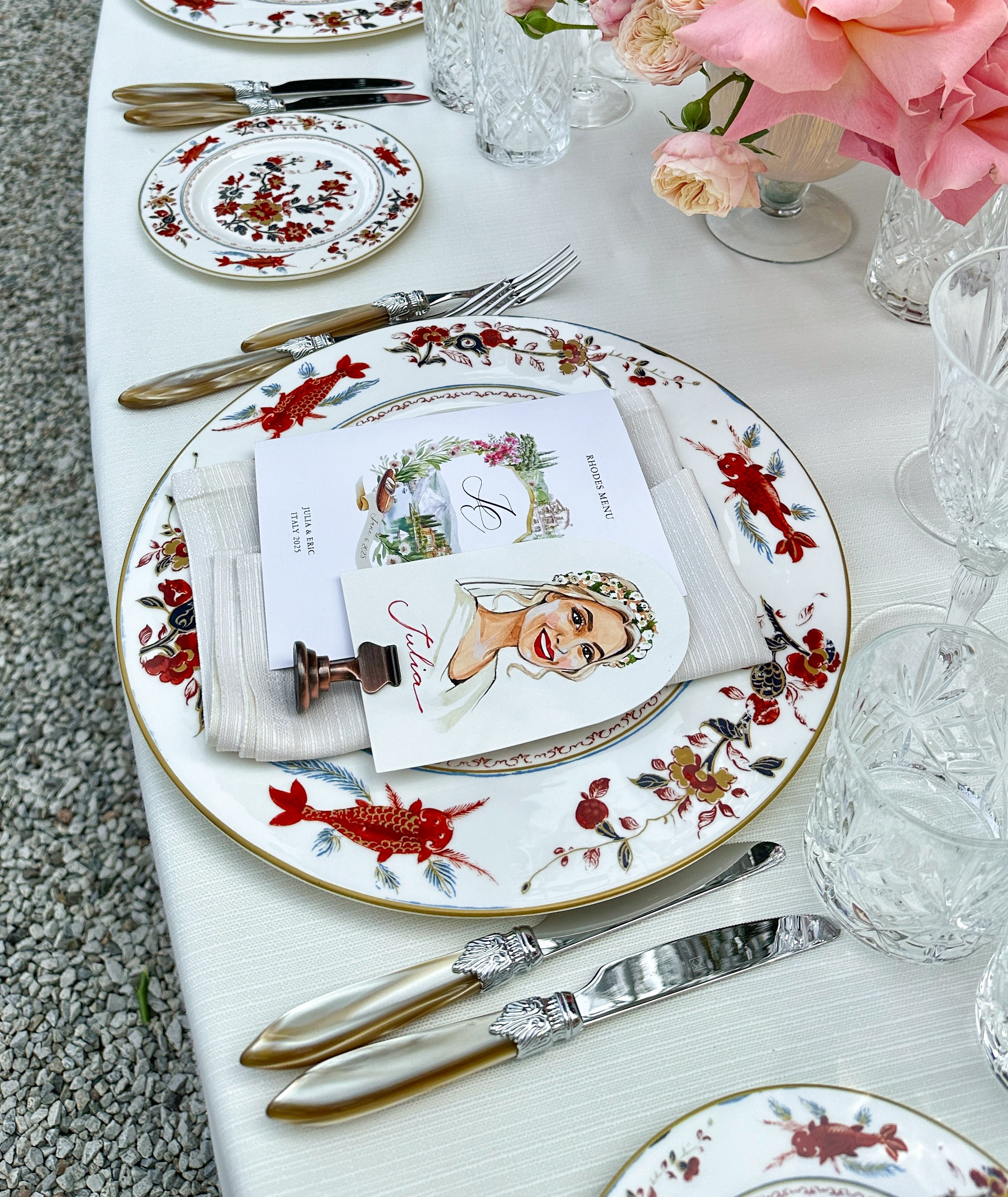 Wedding Seatings Cards. InnaIllustrator