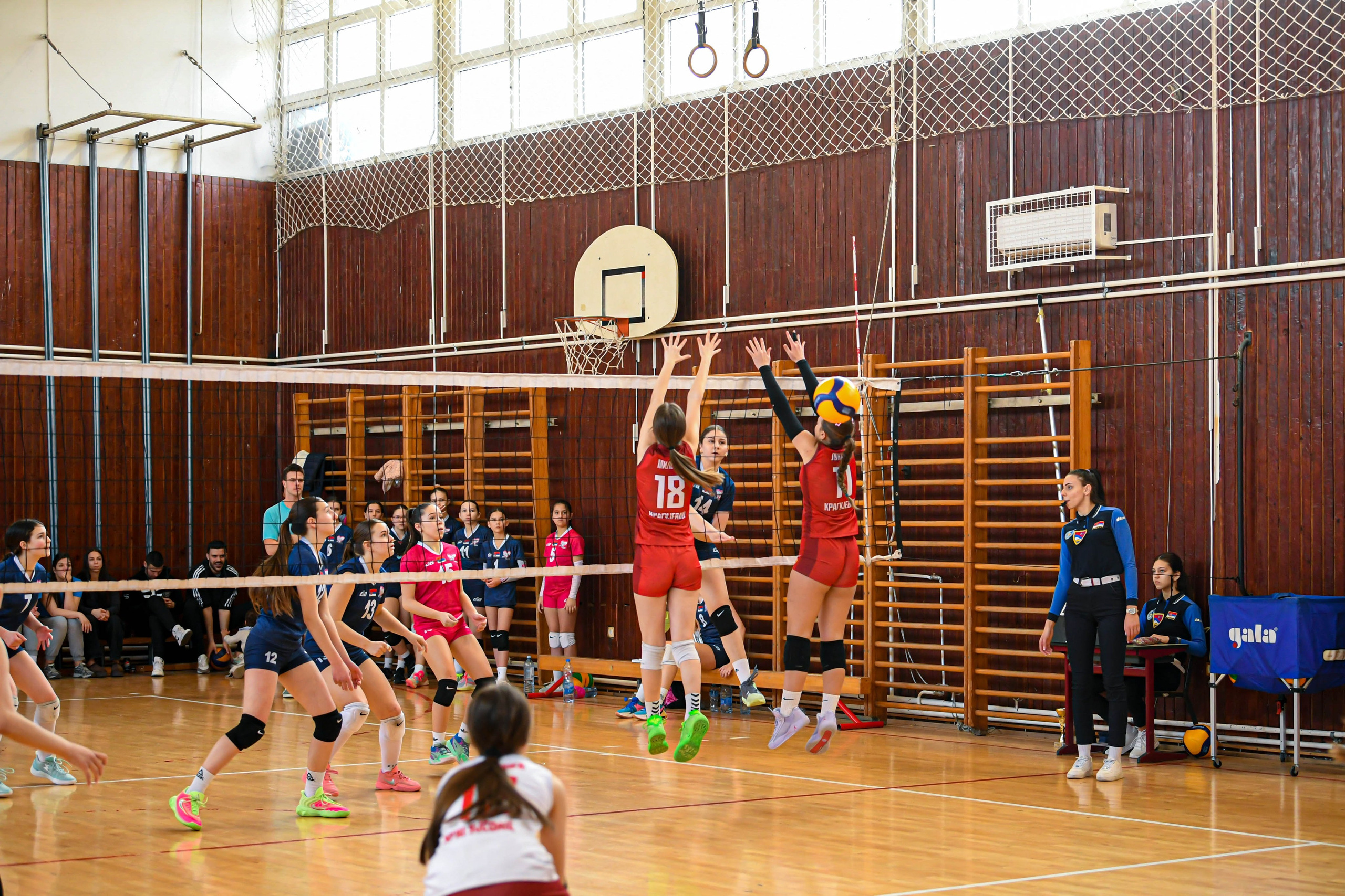 Odbojka 22.03.  Radnicki KG — BlockVolley JAG. Foto Simic Jagodina