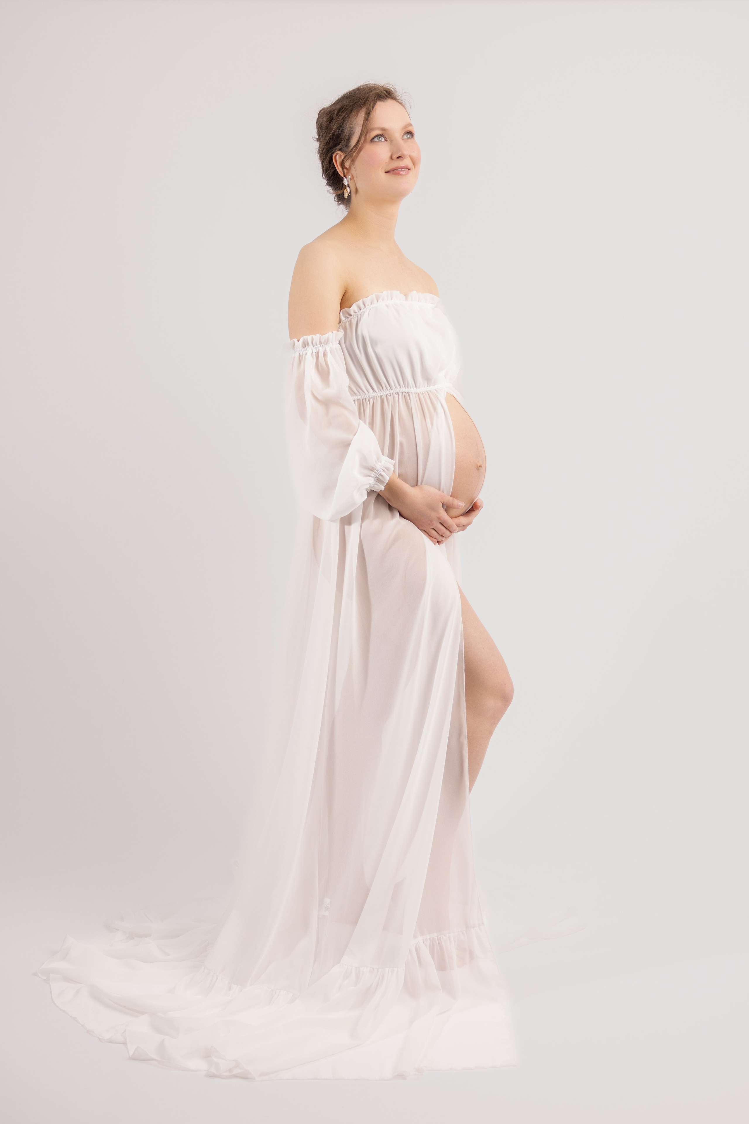 Фотосессия беременности в Дрездене — студия и природа. Фотограф семьи и материнства в Дрездене Татьяна Мудряк