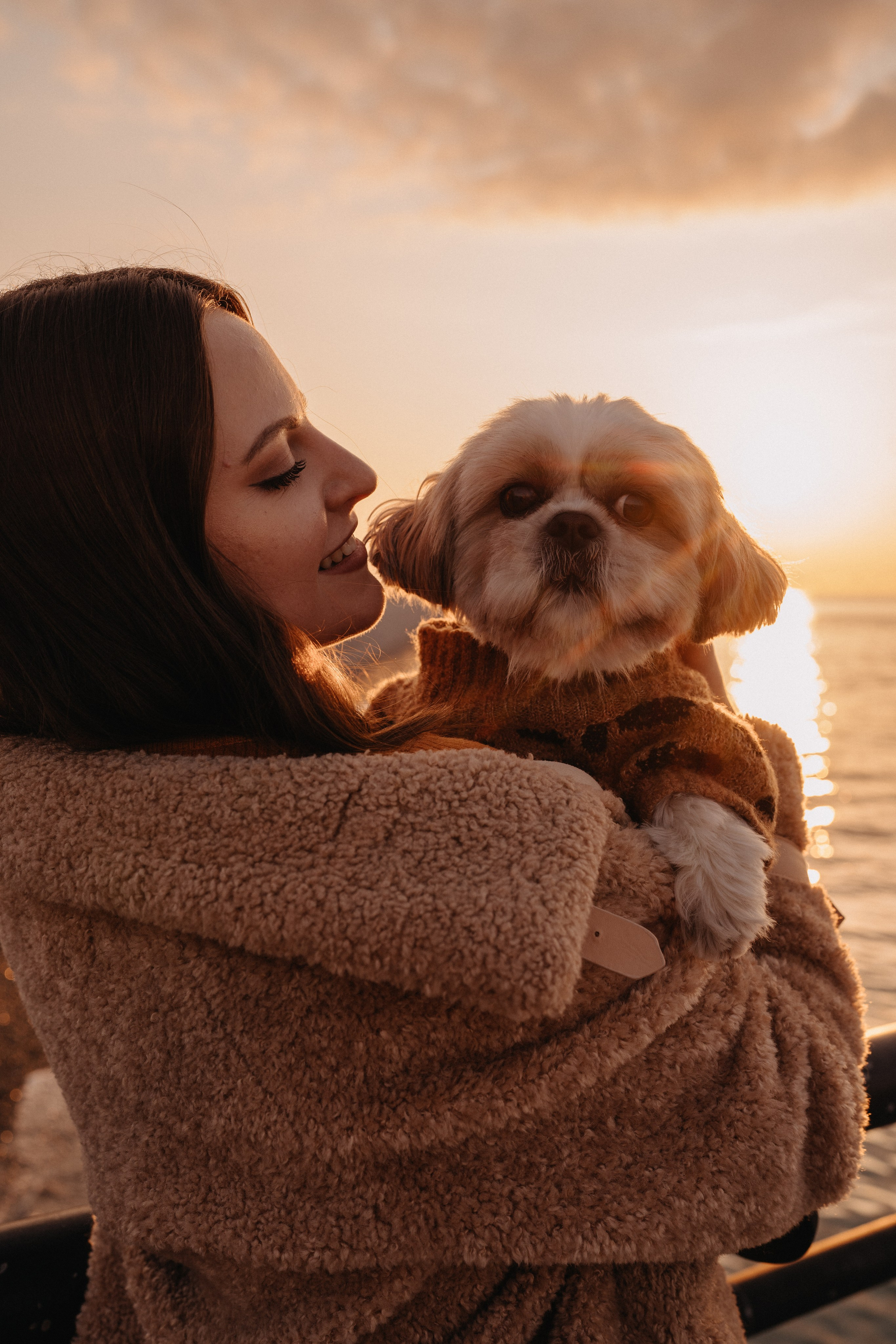 Фотосессия с собакой в Батуми. Портретный и свадебный фотограф в Батуми Валерия Азаренко