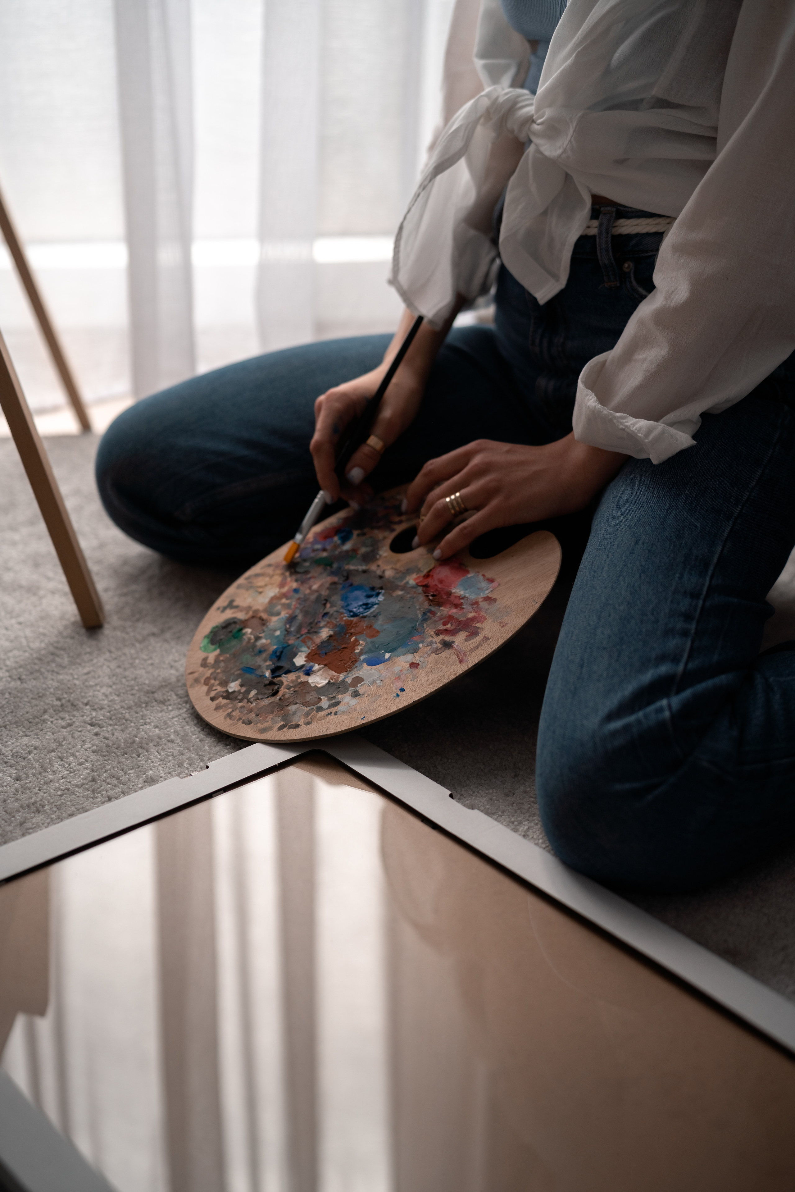 Painter. Rodinna fotografka Plzen Anita Dergachova