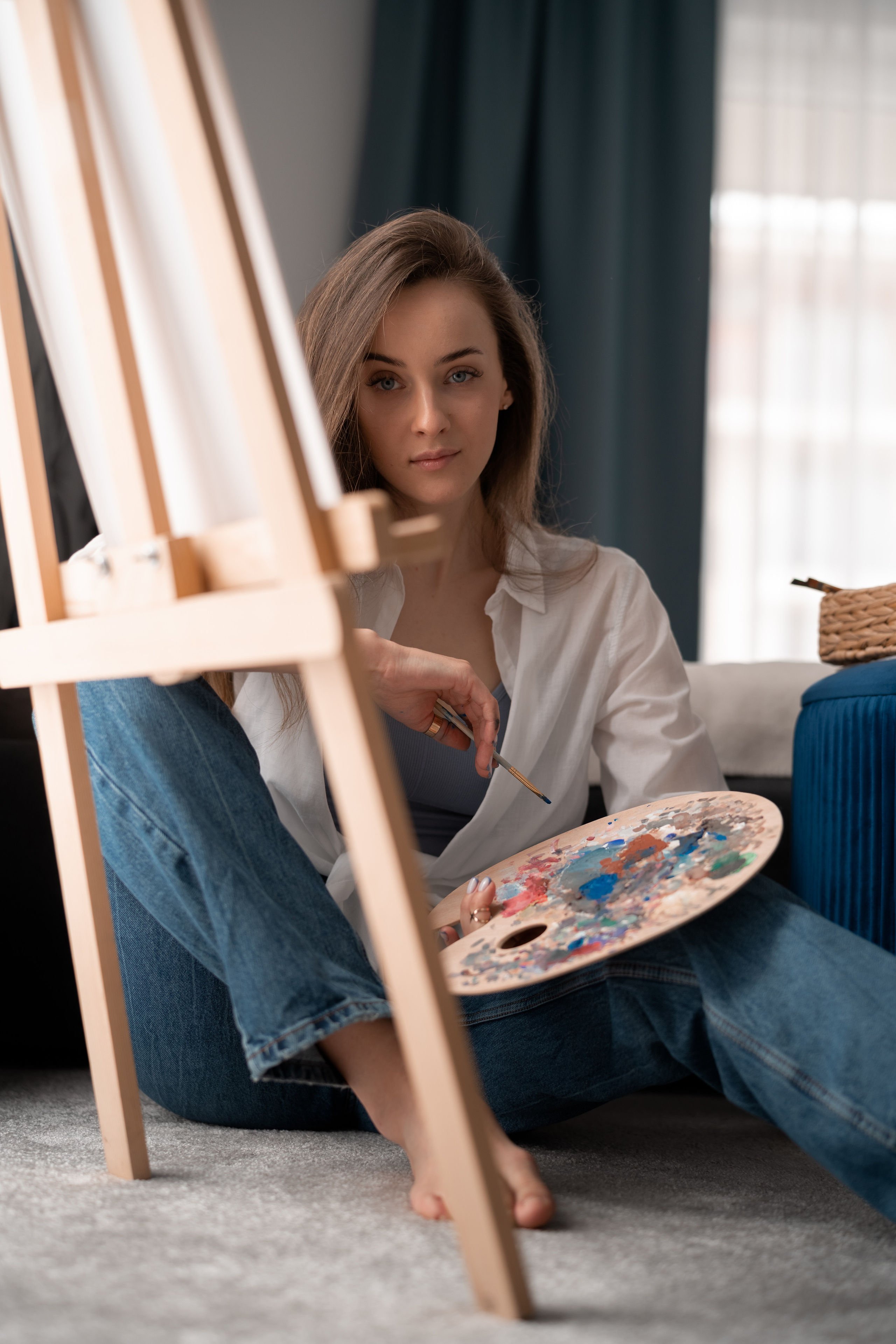 Painter. Rodinna fotografka Plzen Anita Dergachova