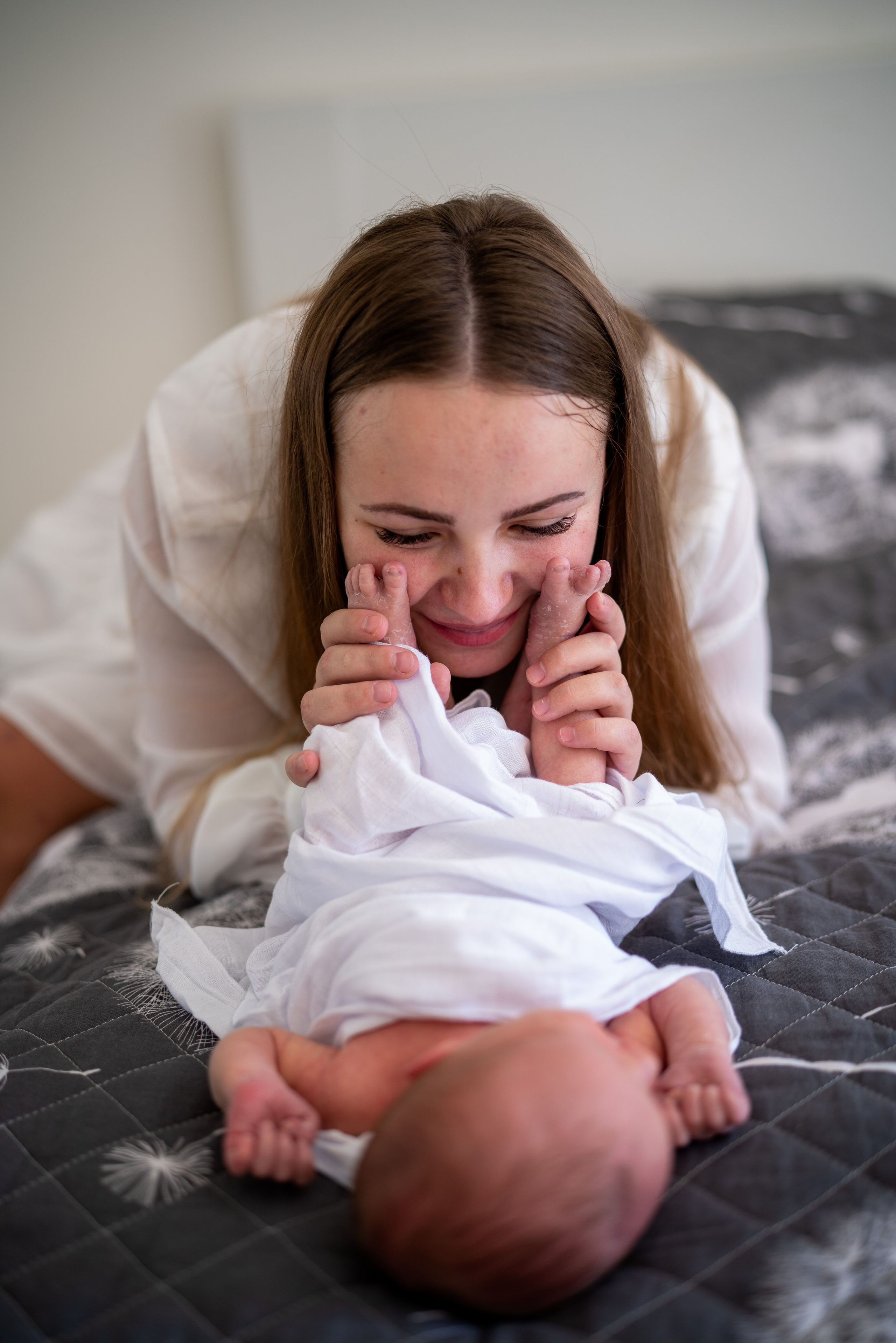 Newborn Lifestyle. Rodinna fotografka Plzen Anita Dergachova
