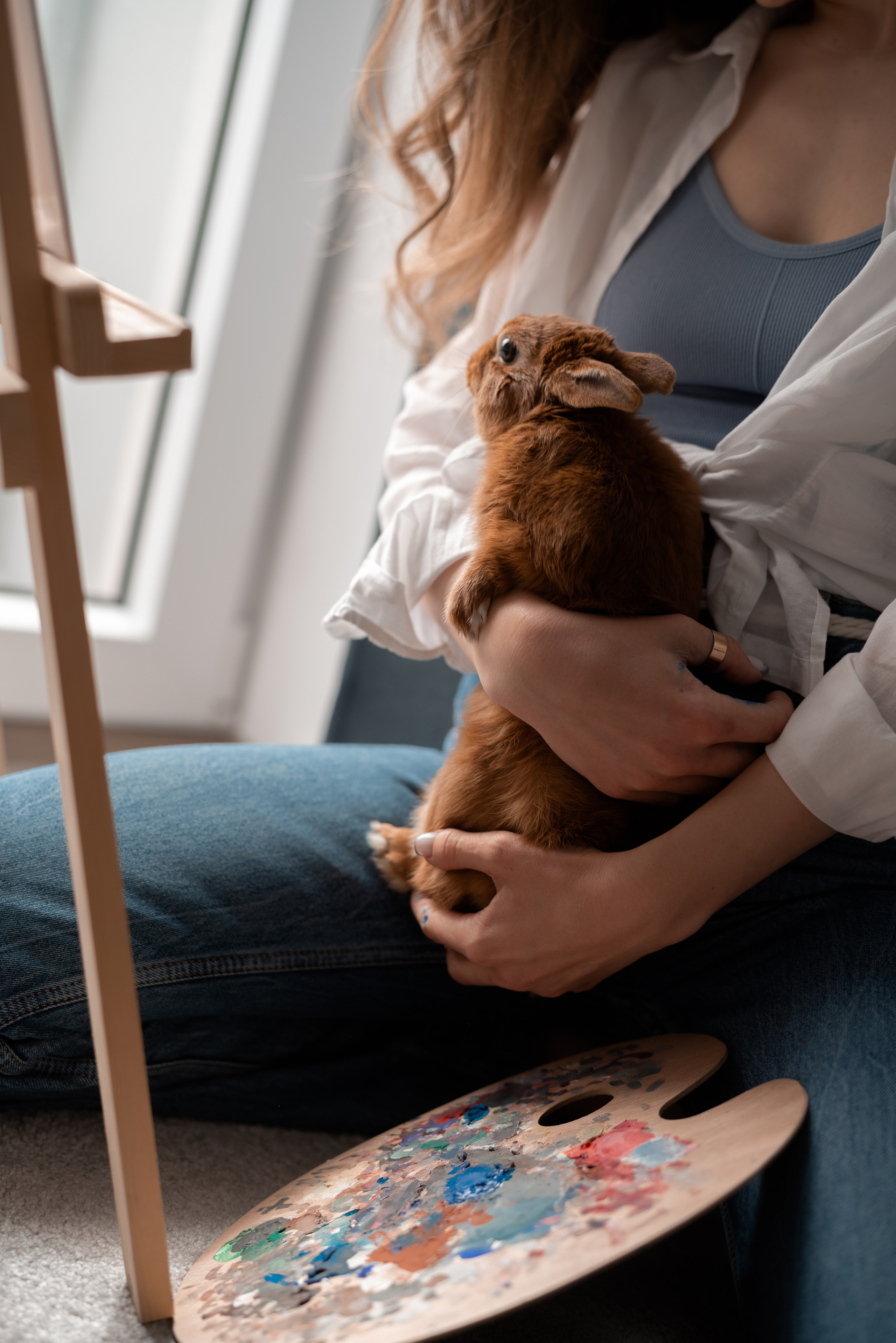 Painter. Rodinna fotografka Plzen Anita Dergachova