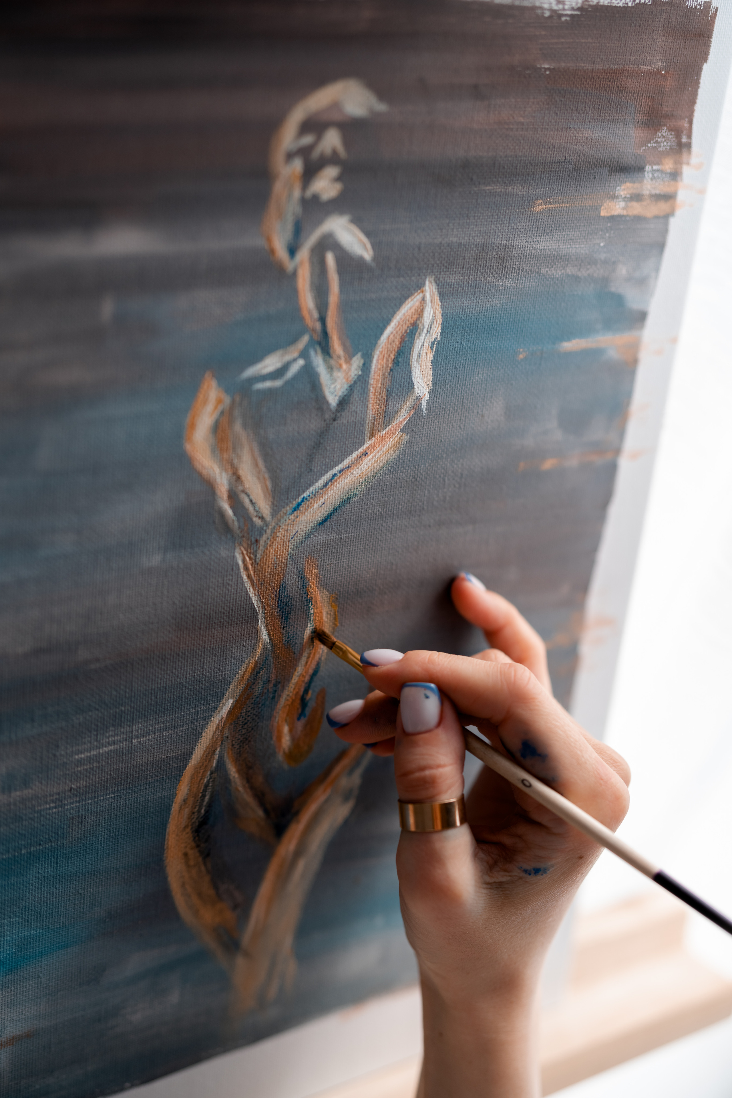 Painter. Rodinna fotografka Plzen Anita Dergachova