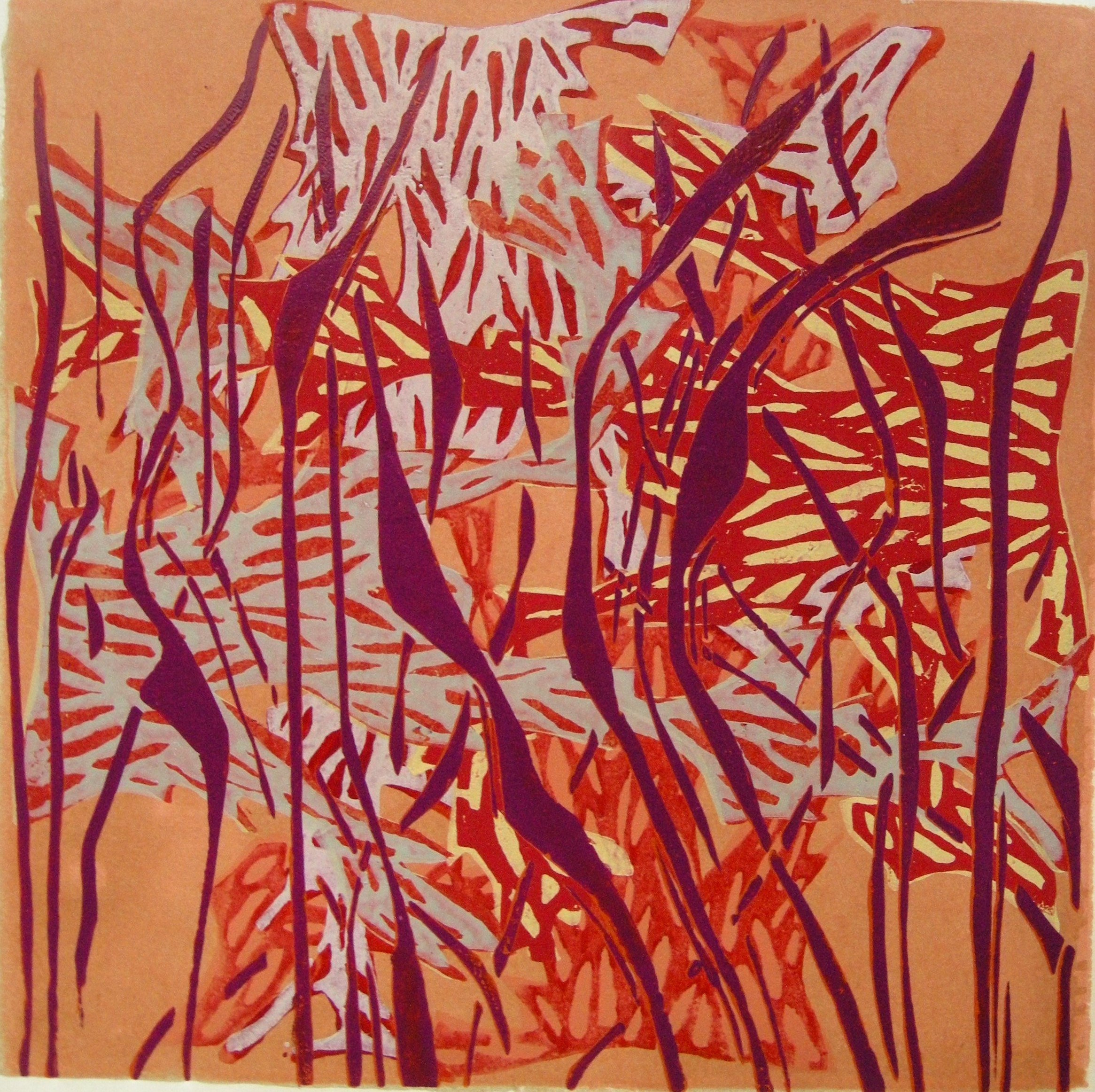 Dschungel 2017                                                                           Motiv 40x40 für Rahmung 60x60 oder 50x70