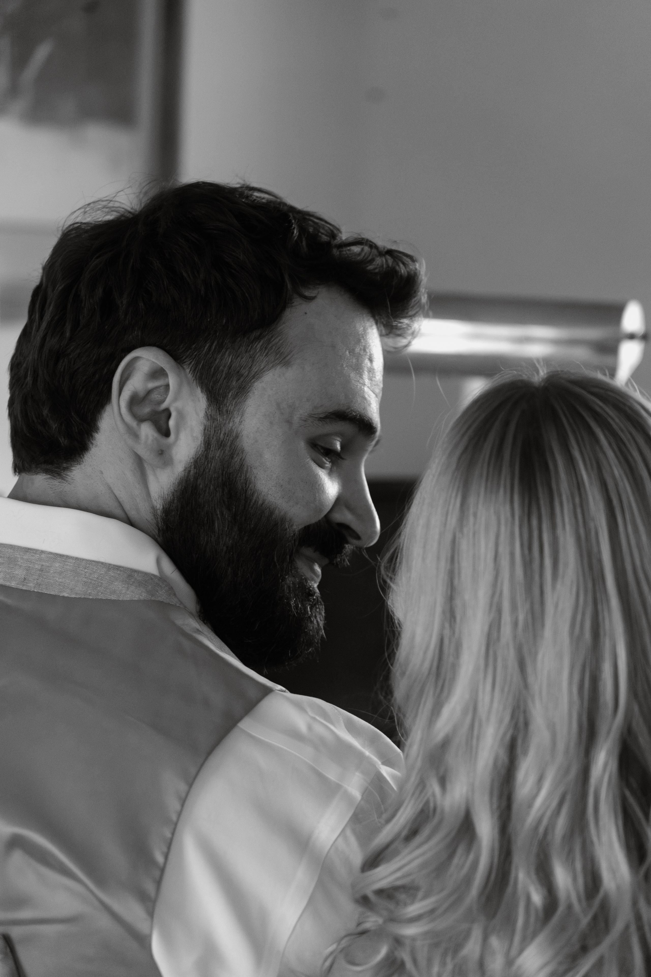 Connecticut Couple Photography — Intimate Home Session. Daria Deschain Cinematic Photography in Connecticut