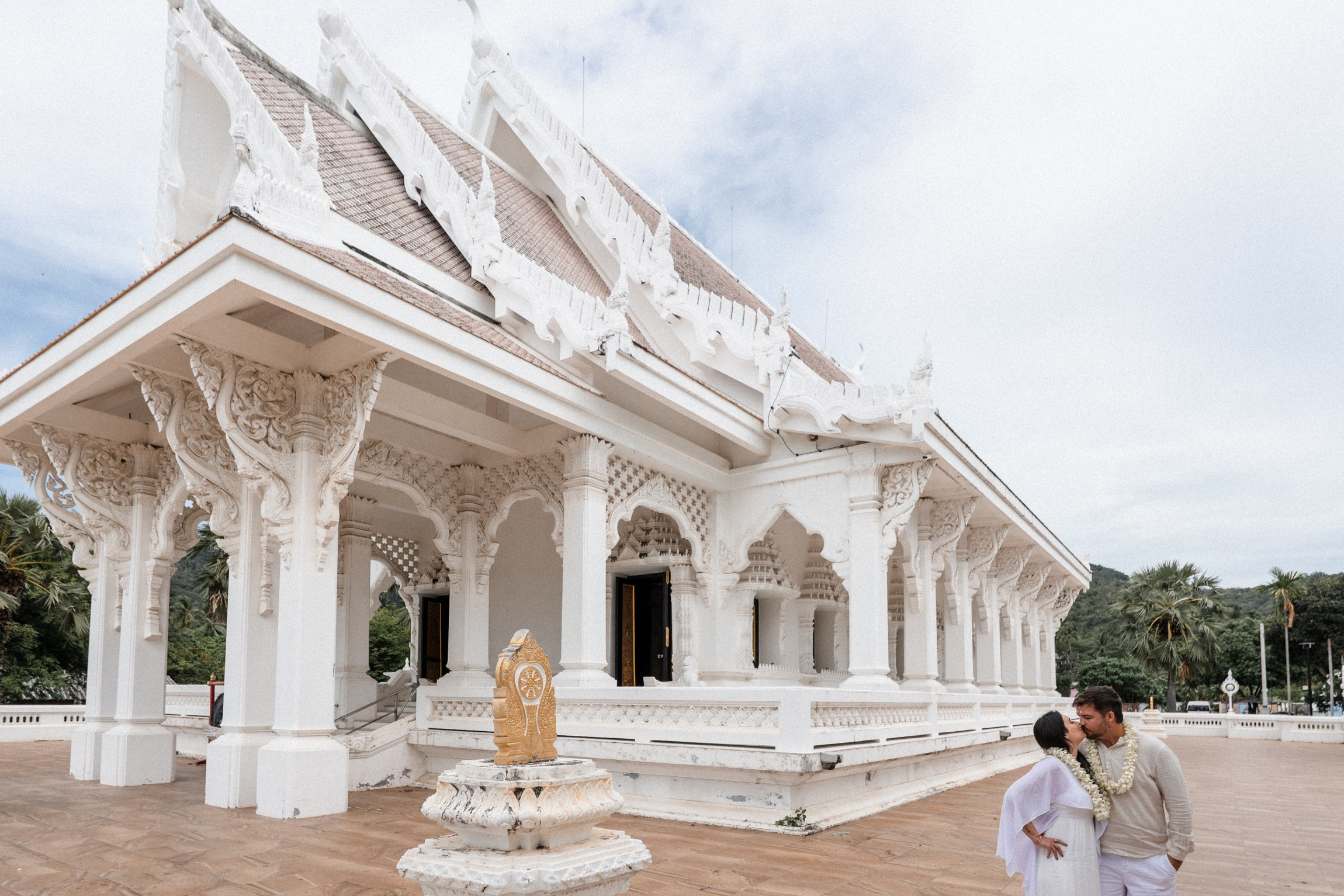 Authentic Buddhist Wedding Blessing Ceremony in Koh Samui, Thailand