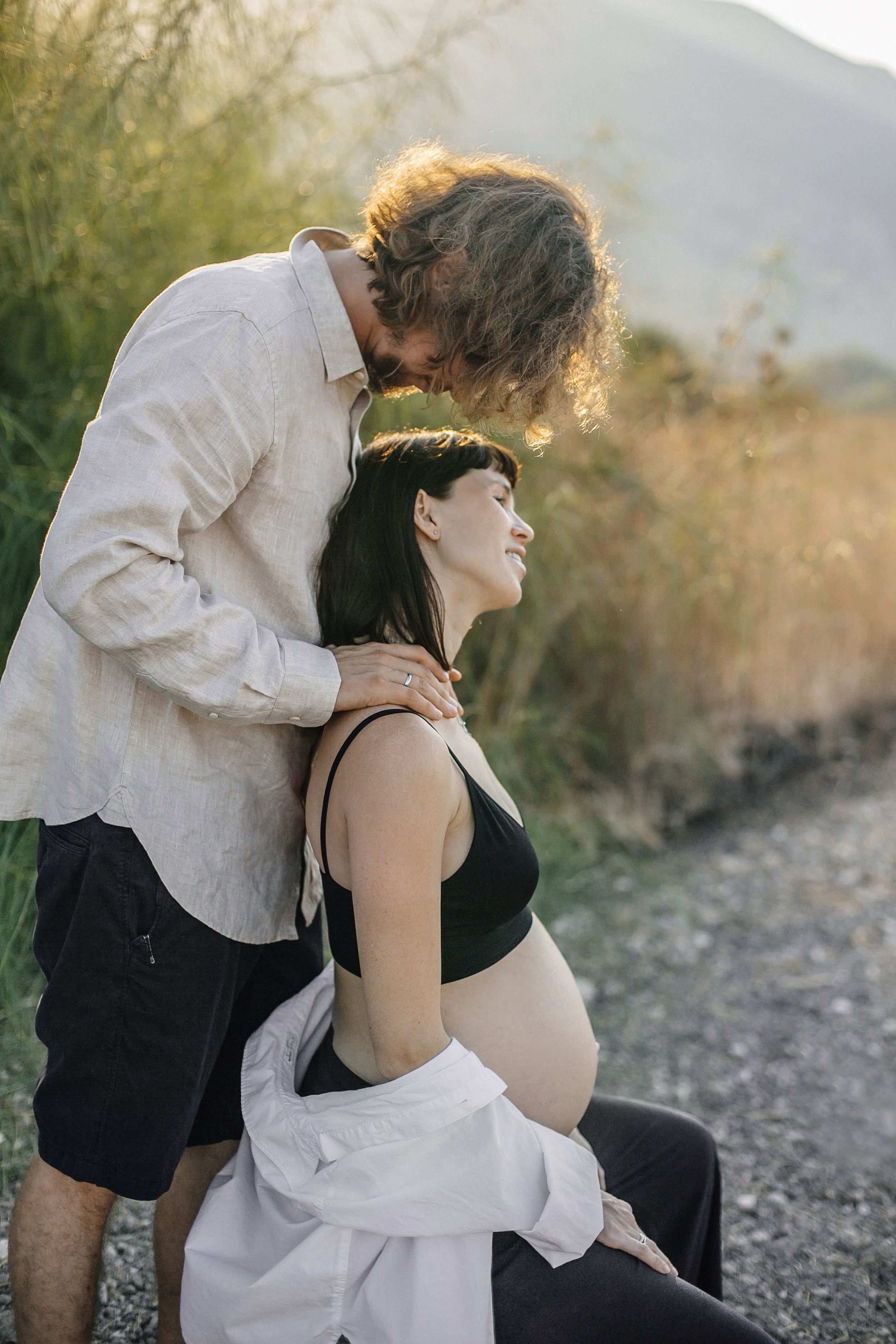 Kiryat Tivon field. Family photographer in Israel