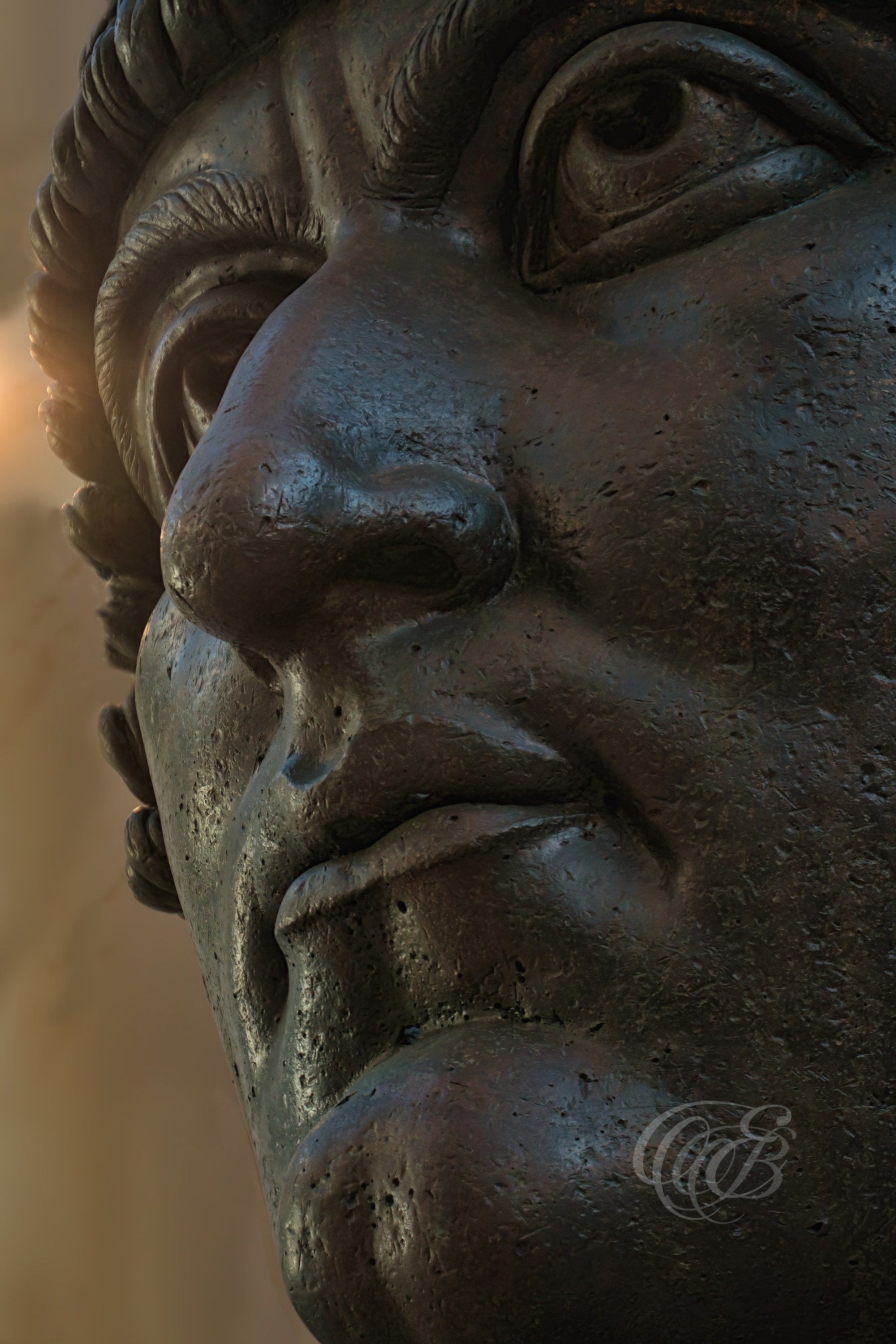 Rome Italy — Bronze Colossus of Constantine — Eduardo Bartoli Fine Art Photography — Photograph of fragments of the Bronze Colossus of Constantine statue housed in the Capitoline Museums in Rome, Italy — photography by Eduardo Bartoli.