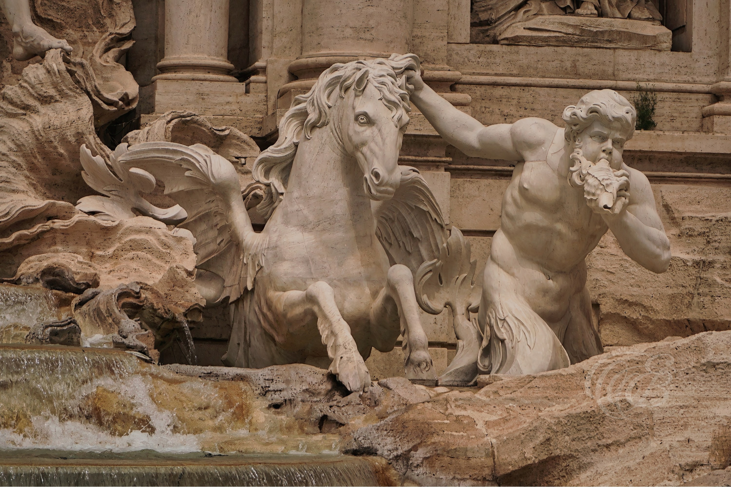 Photography of Italy — Trevi Fountain Triton & the Hippocampus — Eduardo Bartoli Fine Art & Travel Photography