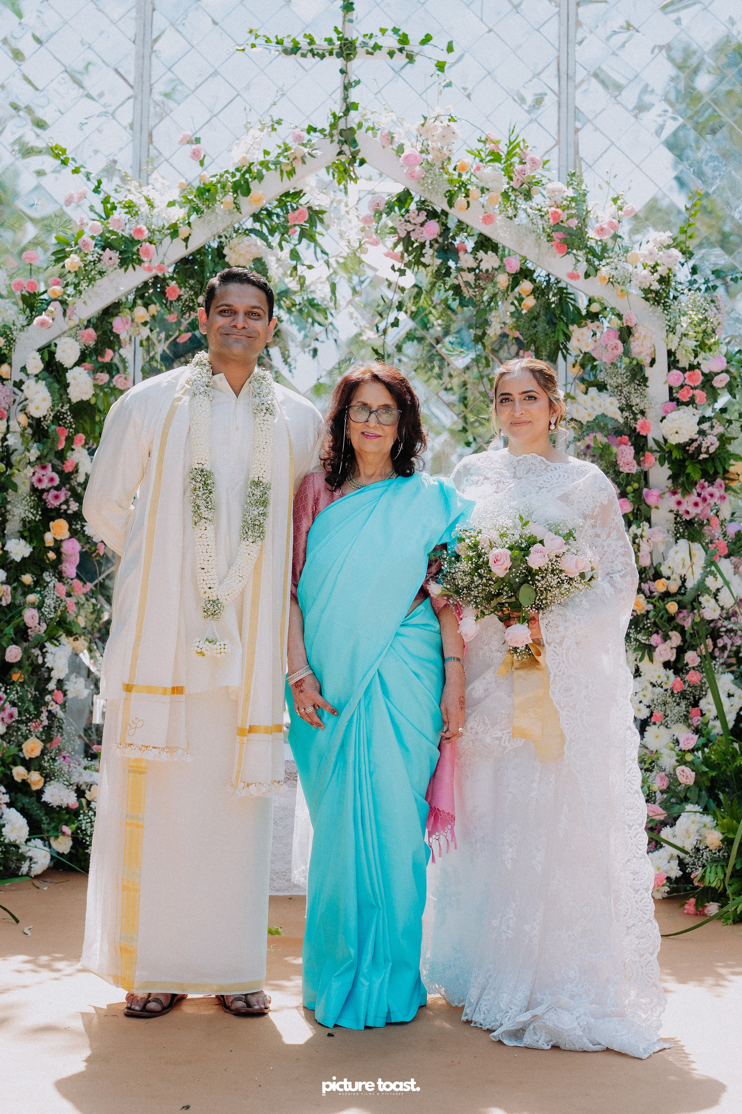 Blessing of Rajiv & Aashna. Fine art Wedding Photographers in India & Canada