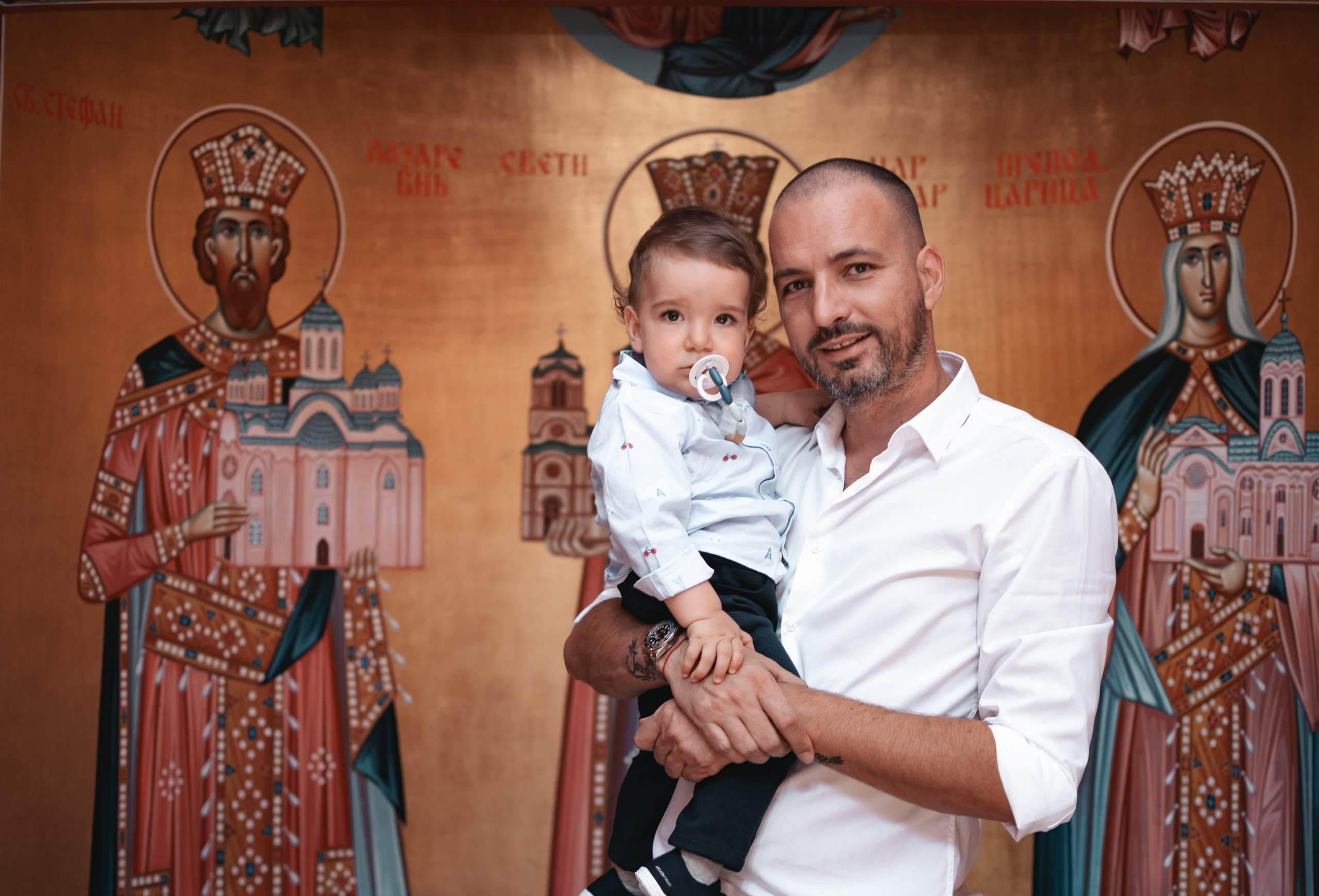 Lazar, krštenje i rođendan. BambinaaPhotography