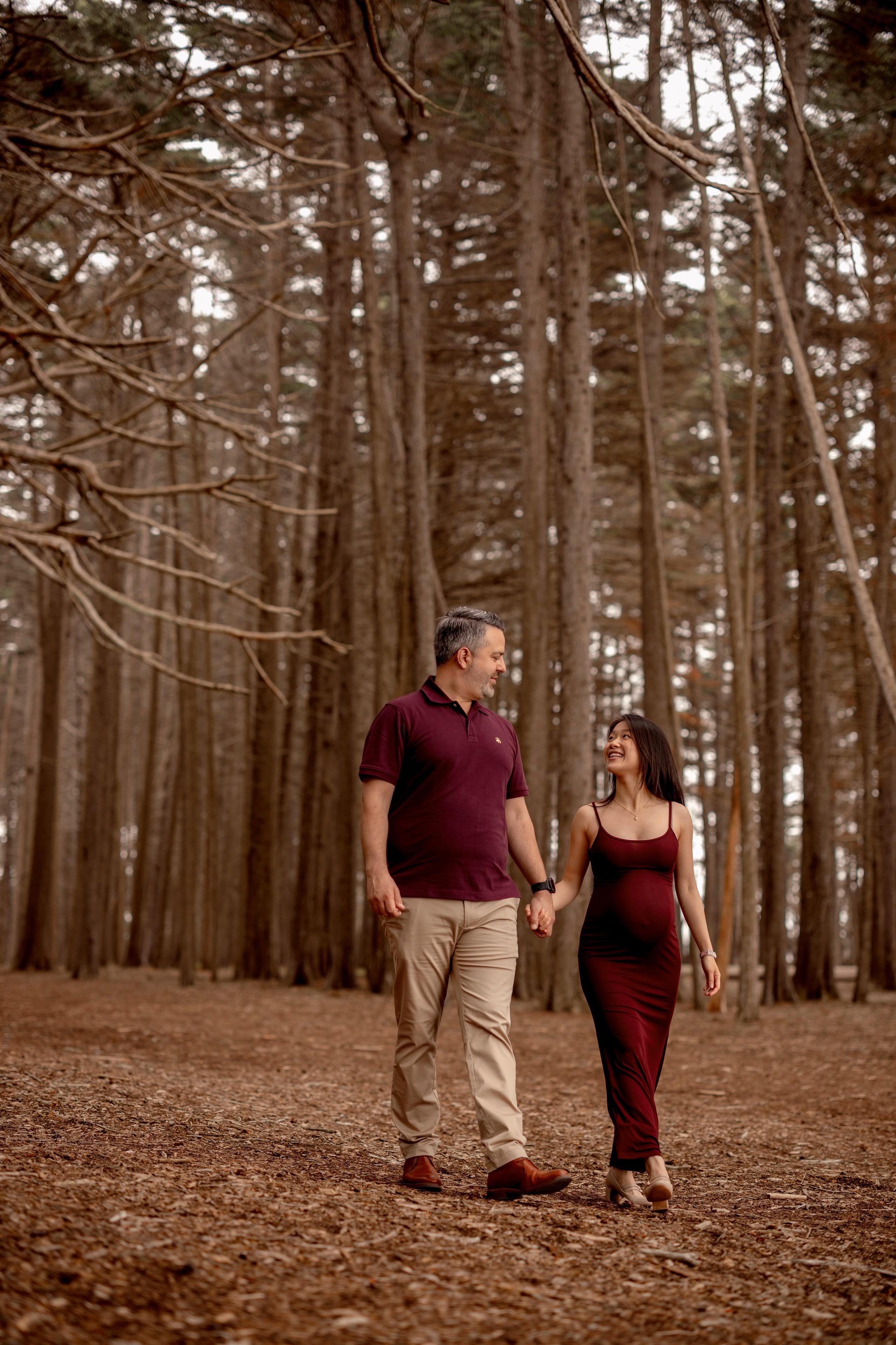 Forest Maternity photo shoot
