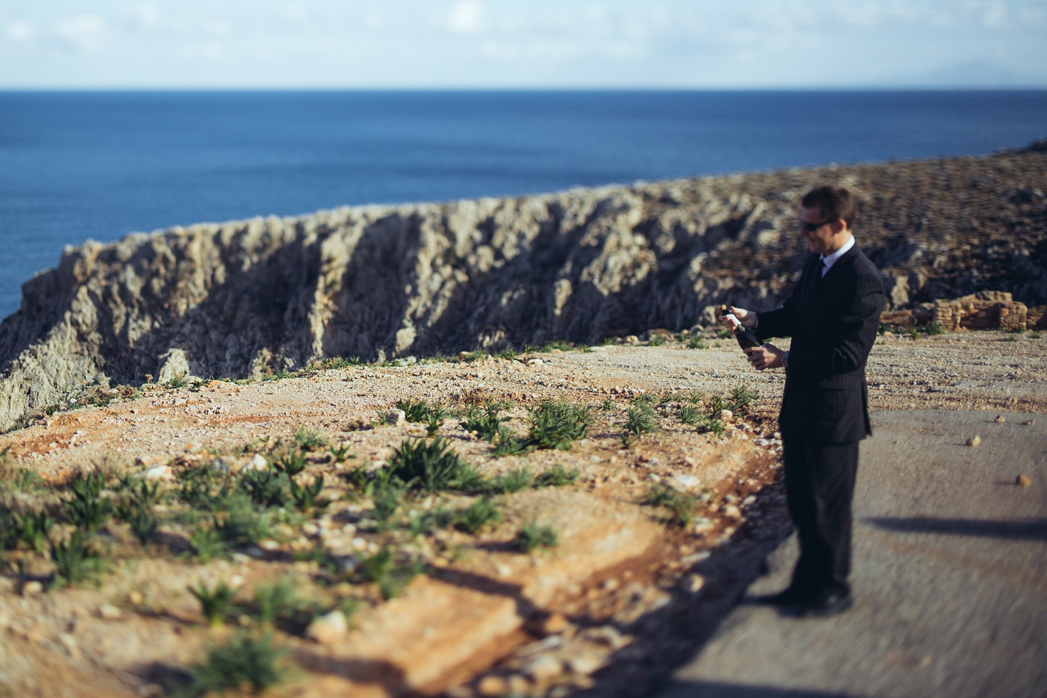 Ronalds & Svetlana, Crete. Denny Savon — Photographer in Santorini | Weddings, Love Stories & Flying Dress