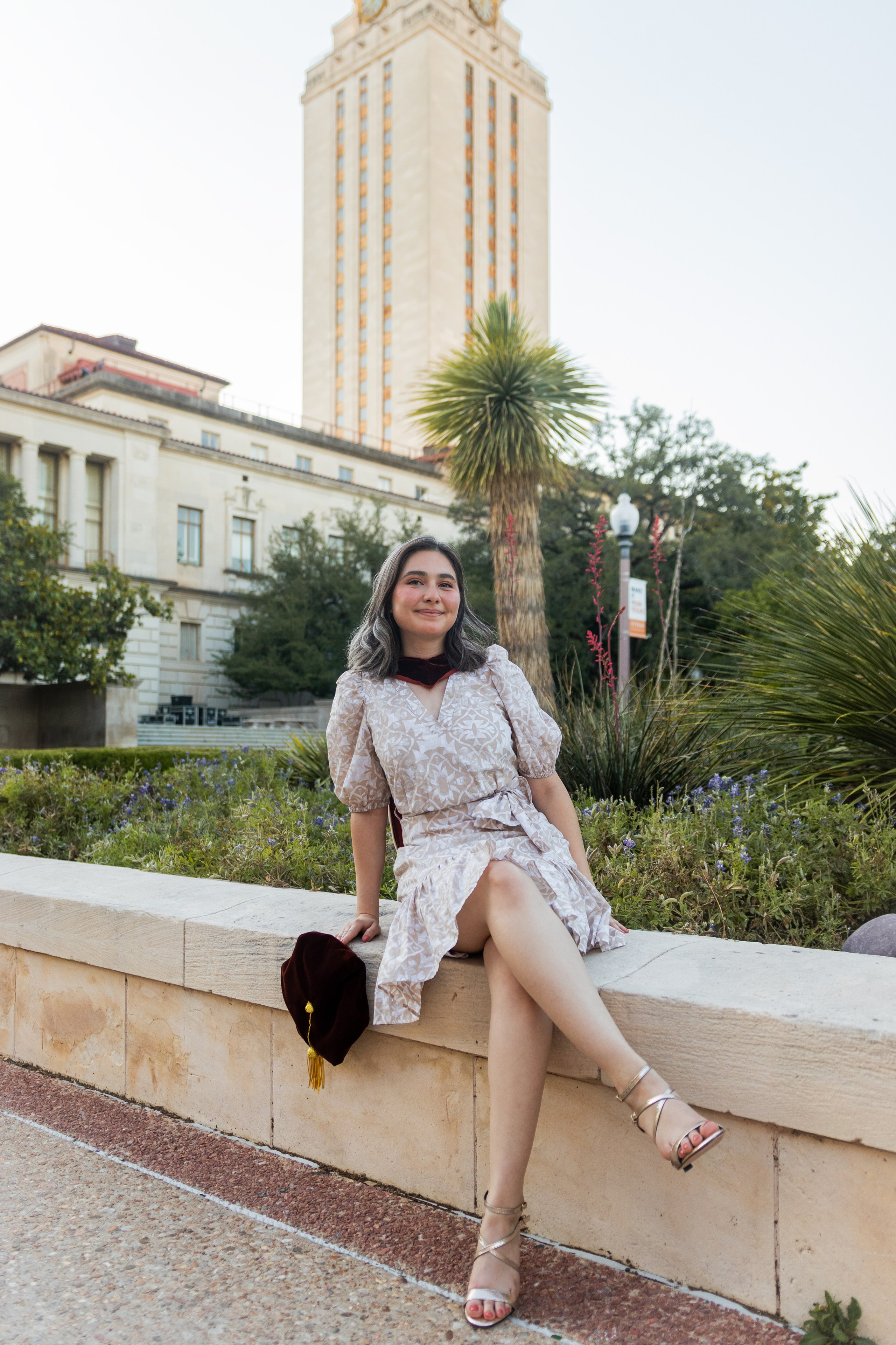Paola’s graduation photoshoot at the University of Texas Austin