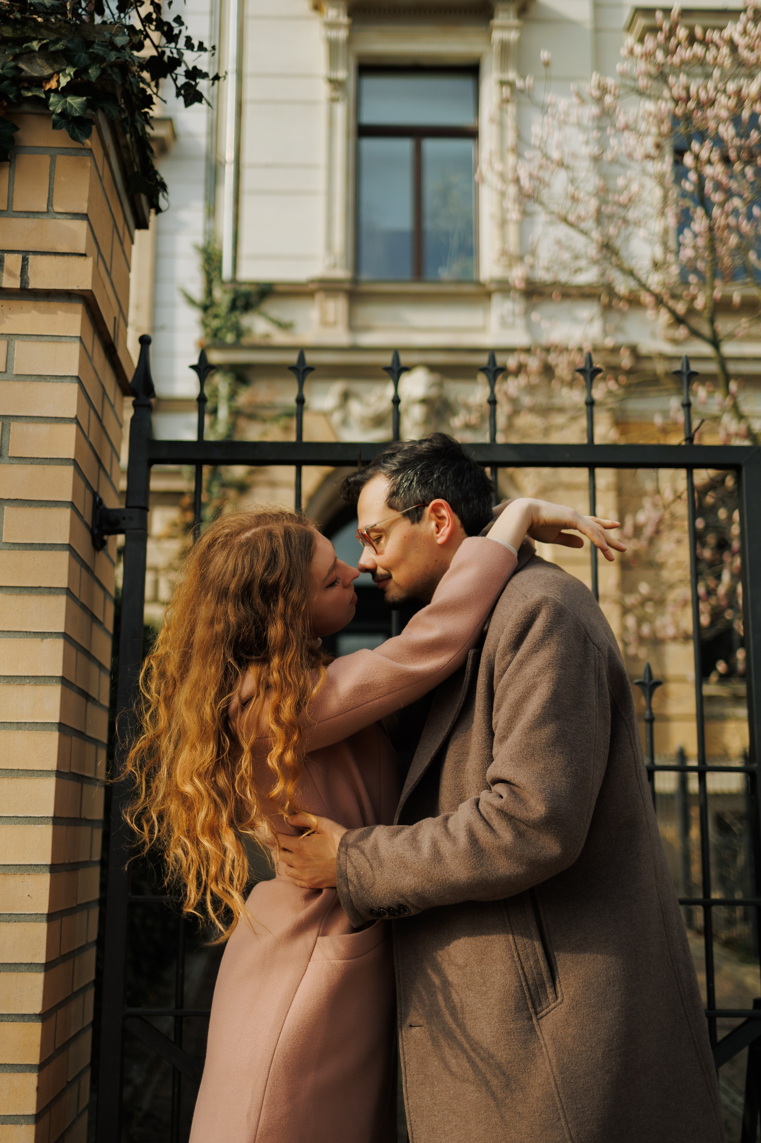 Love Story in Leipzig Park. Emotional&Cinematic Couple Photoshoot by Kristina Kozheltsova. Kristina Kozheltsova- Soulful Portrait&Lifestyle&Love Story Photographer in Leipzig, Germany
