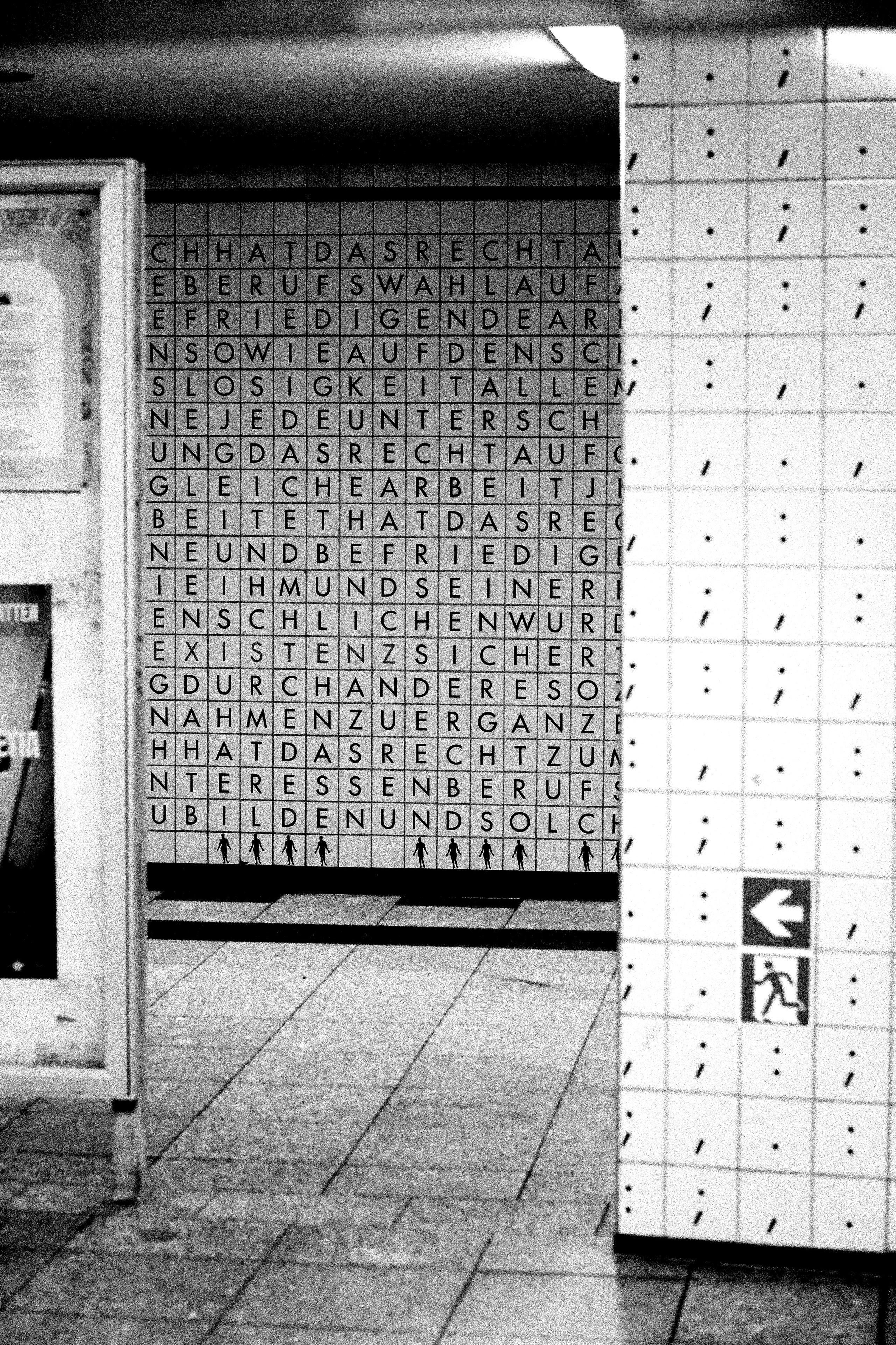 Berliner Mischung (Schwarz-Weiß). BNW Around Photography