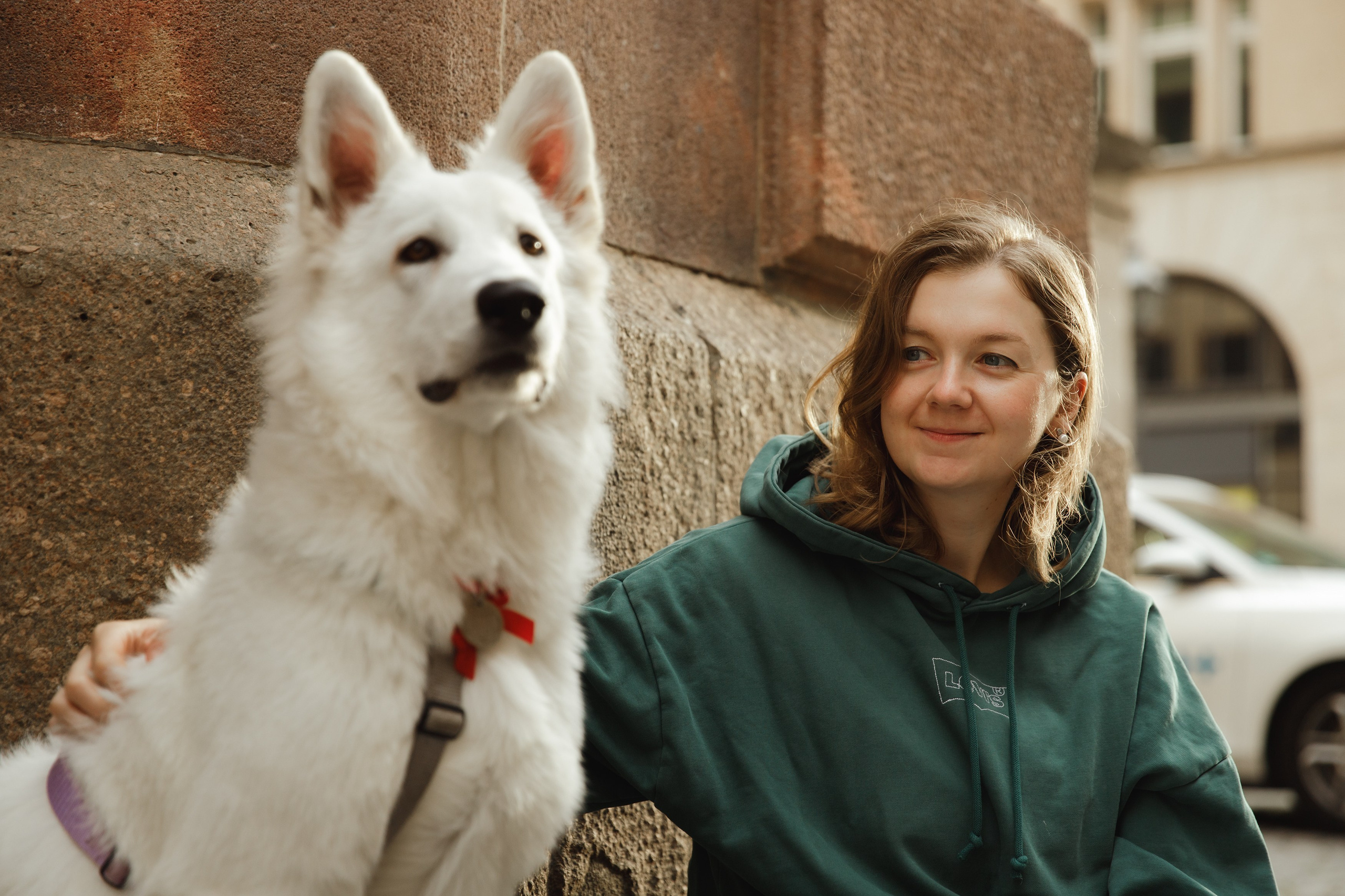 Astra in Leipzig. Kaja | fotograf we Wrocławiu | ludzie i psy