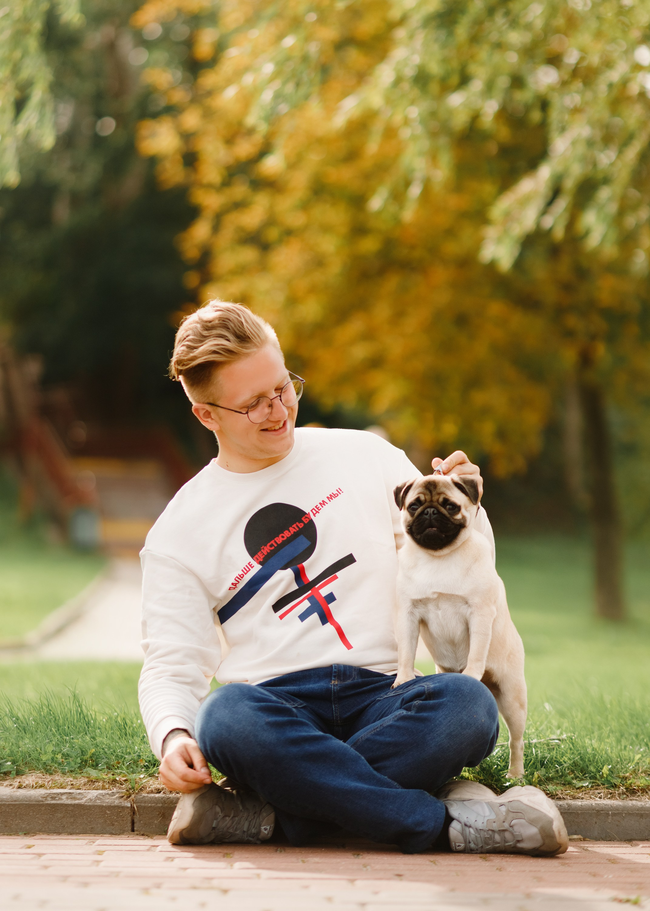 Summer photo day for dog handler. Kaja | fotograf we Wrocławiu | ludzie i psy