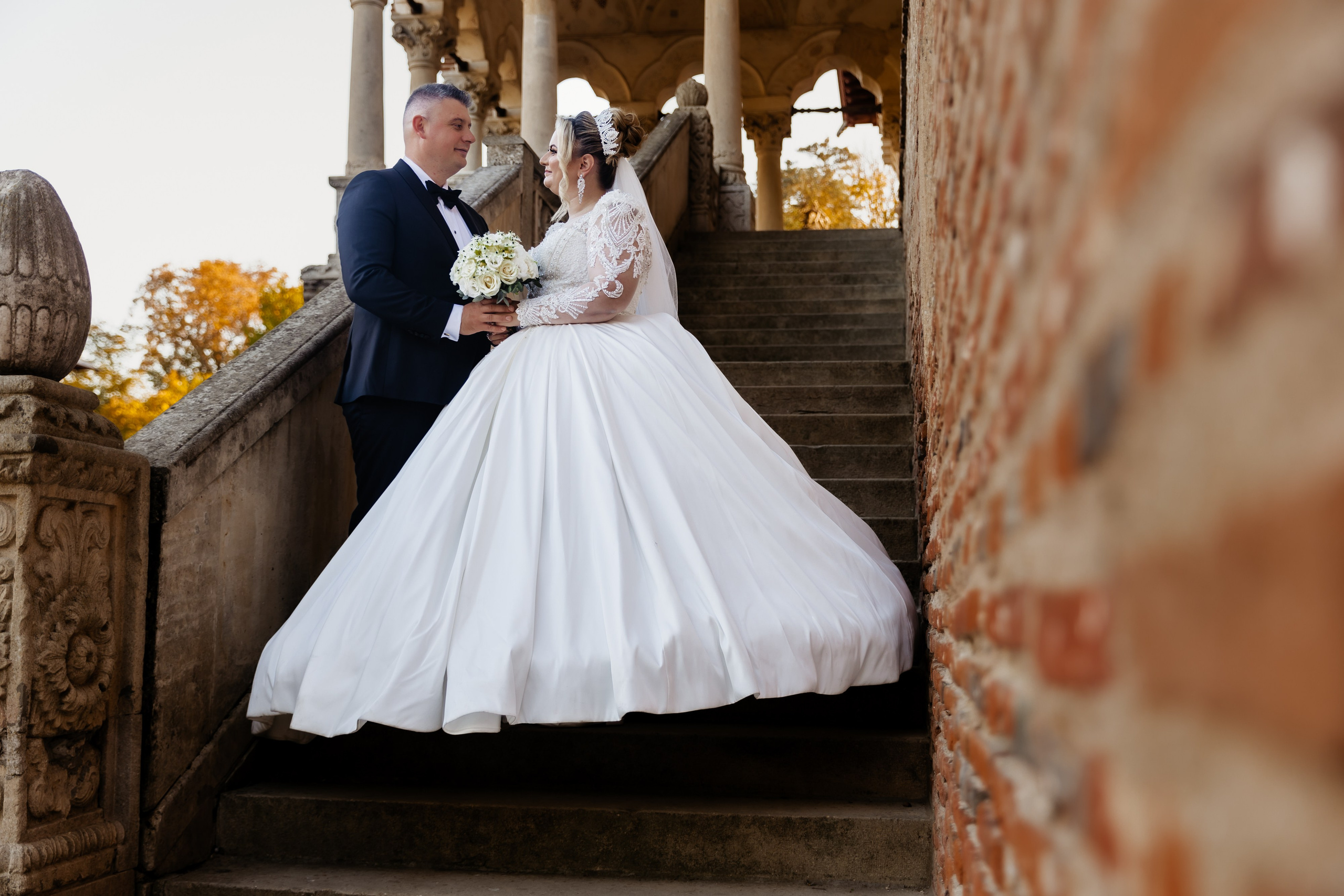Gabriela & Alin - Trash The Dress - Palatul Mogoșoaia. Fotograf Profesionist Pitesti-Bucuresti| Mircea Seinea