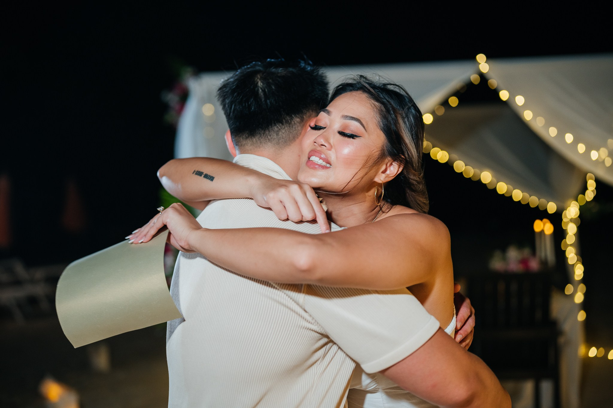 Romantic proposal on Koh Samui, Thailand
