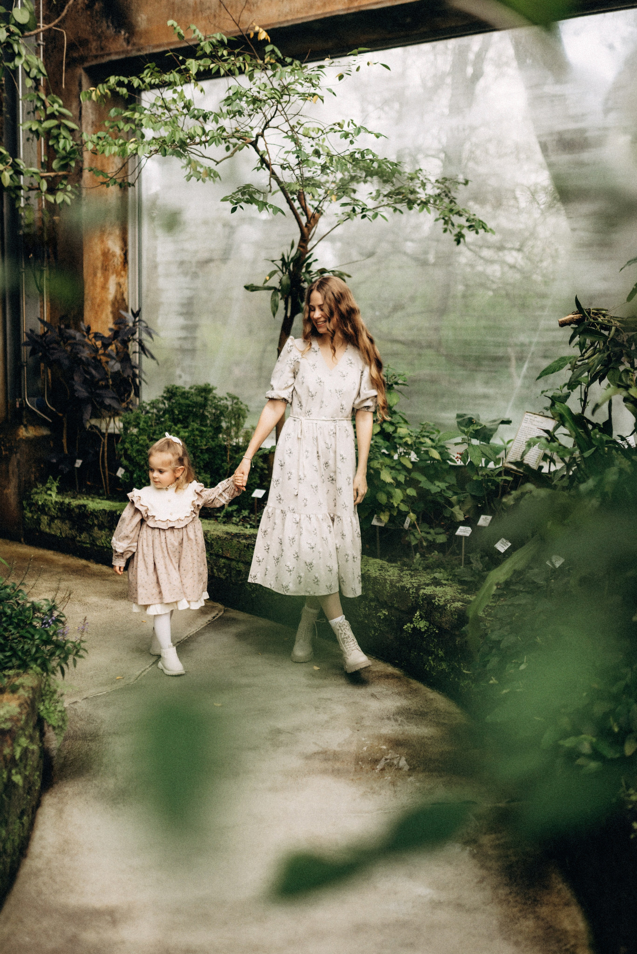 The story in the greenhouse. Семейный фотограф Лейпциг, Германия